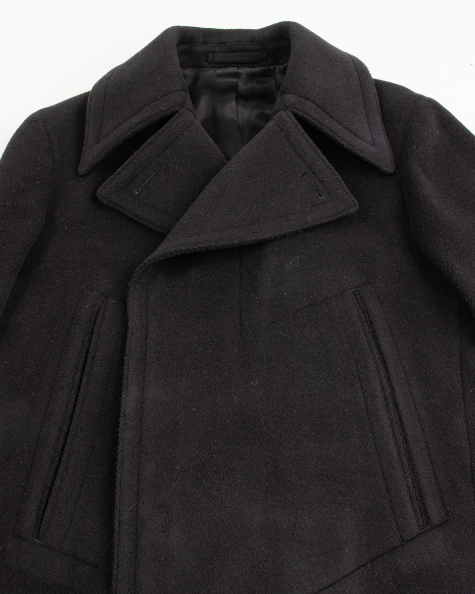 MotivMfg Platica Peacoat - Black Mallelieus Vintage Velour Overcoating - Standard & Strange