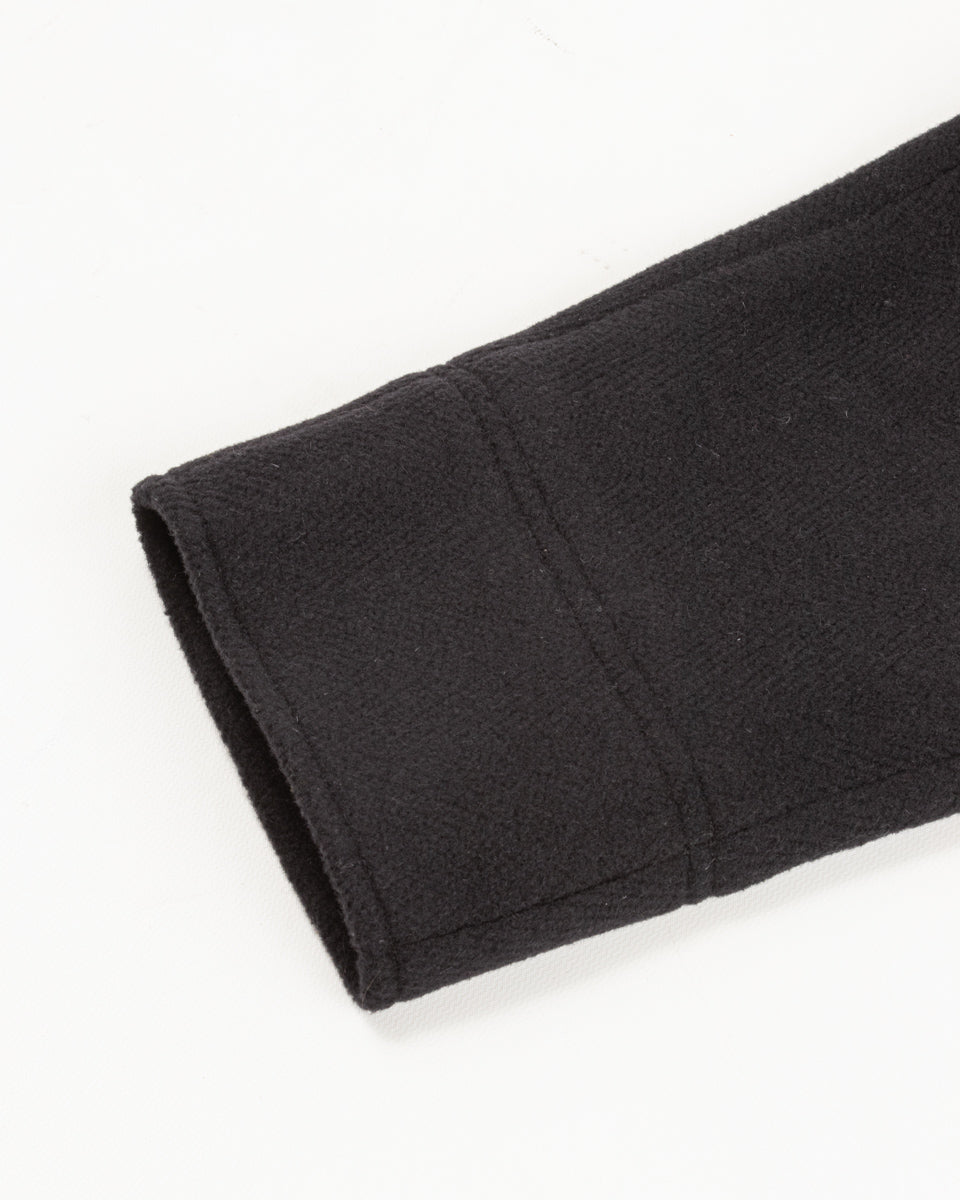 MotivMfg Platica Peacoat - Black Mallelieus Vintage Velour Overcoating - Standard & Strange