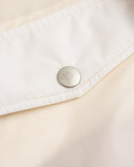 MotivMfg Prism Jacket - Ecru Japanese Nylon Poplin / Italian Suede Leather - Standard & Strange