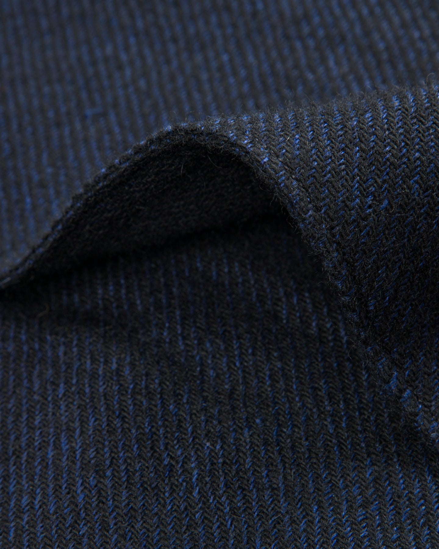 MotivMfg Relaxed Brigadier Coat - Boelite Blue Double Face Tweed - Standard & Strange