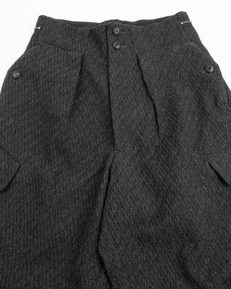 MotivMfg Ski Trousers - Forest Lovat Crepe Twist Sporting Tweed - Standard & Strange