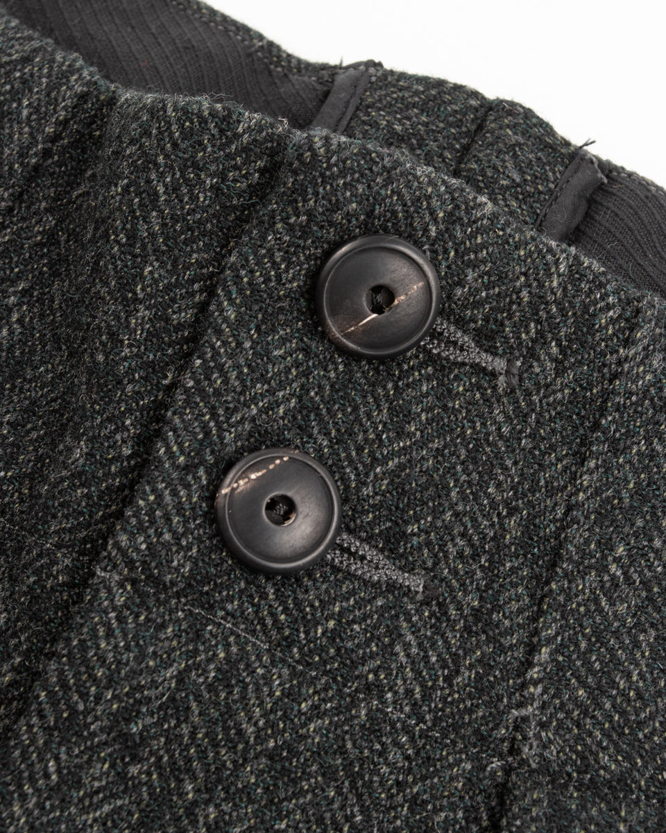 MotivMfg Ski Trousers - Forest Lovat Crepe Twist Sporting Tweed - Standard & Strange