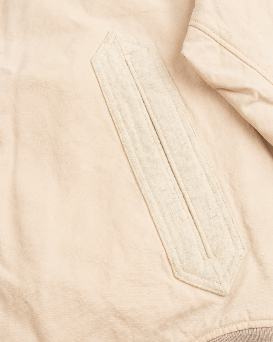 MotivMfg Vector Bomber Jacket Halley Stevenson "Military Finish" - Natural Waxed Cotton - Standard & Strange