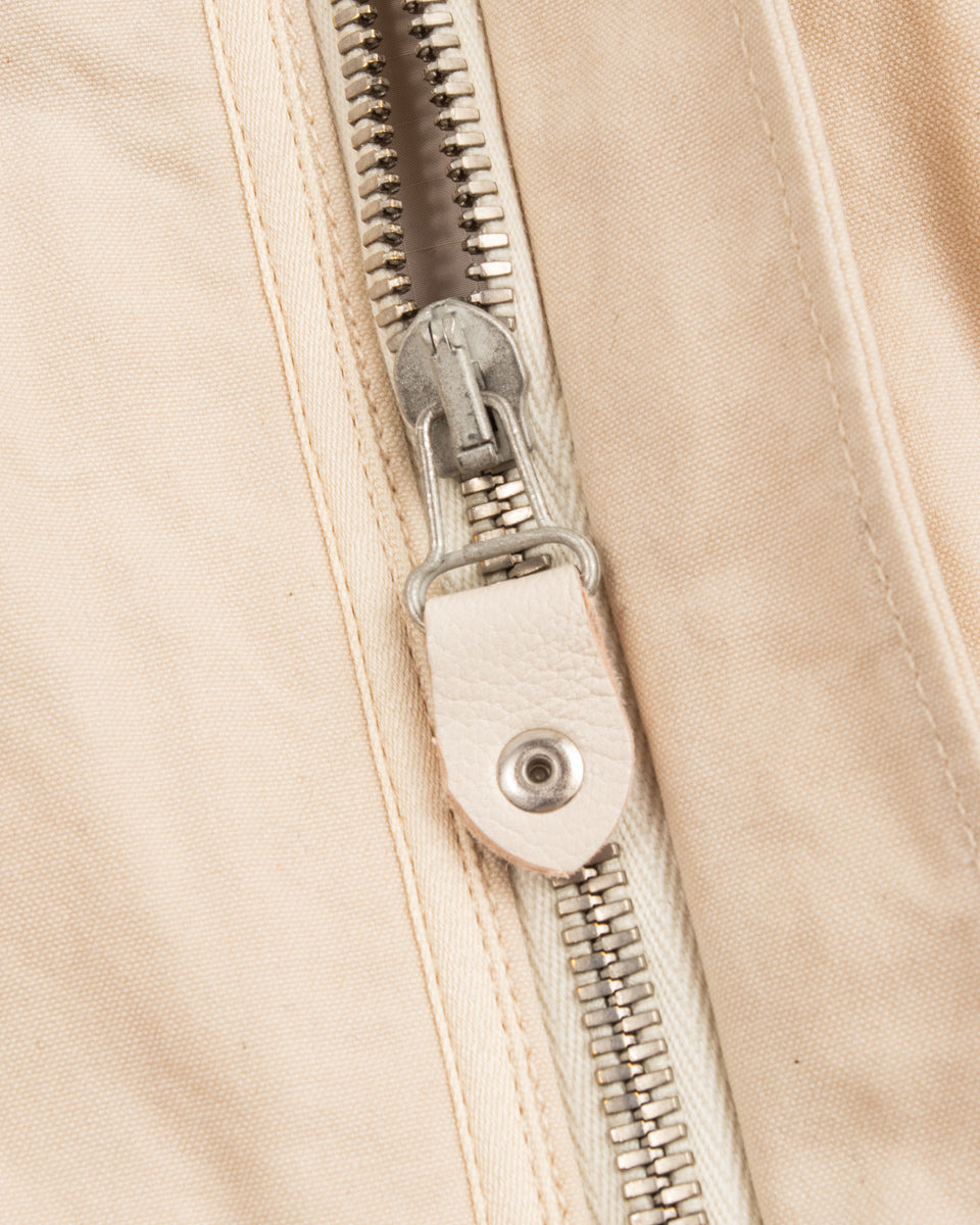 MotivMfg Vector Bomber Jacket Halley Stevenson "Military Finish" - Natural Waxed Cotton - Standard & Strange