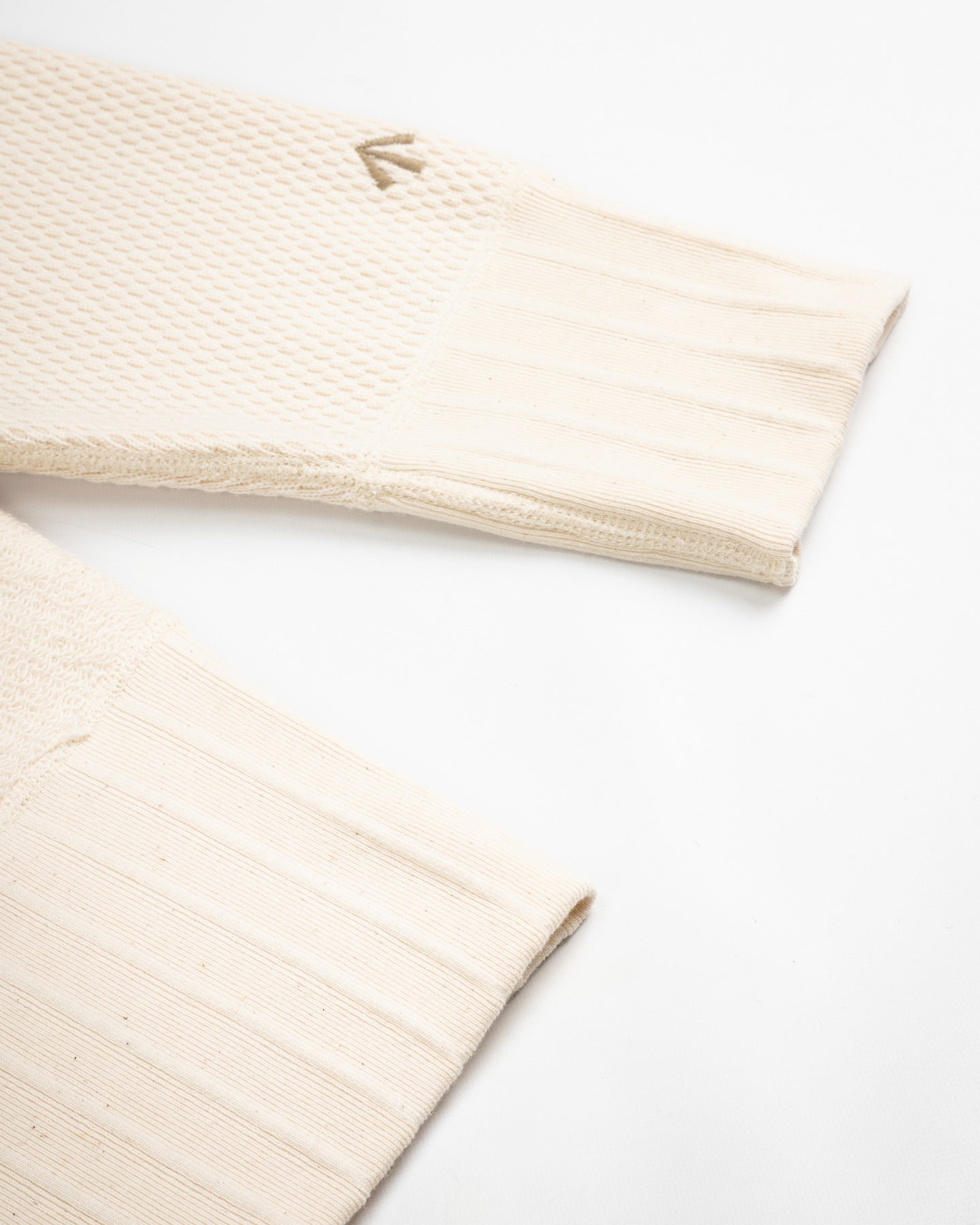 Army Crew L/S - Ivory Jersey Mix