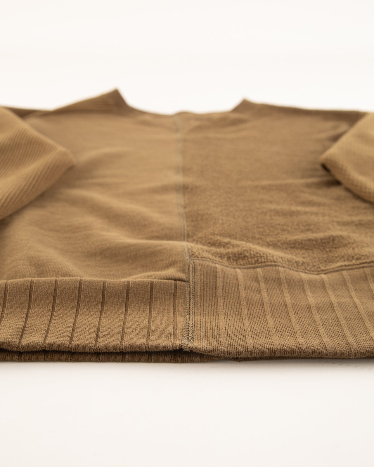 Nigel Cabourn Army Crew Sweatshirt - Dark Green Jersey Mix - Standard & Strange