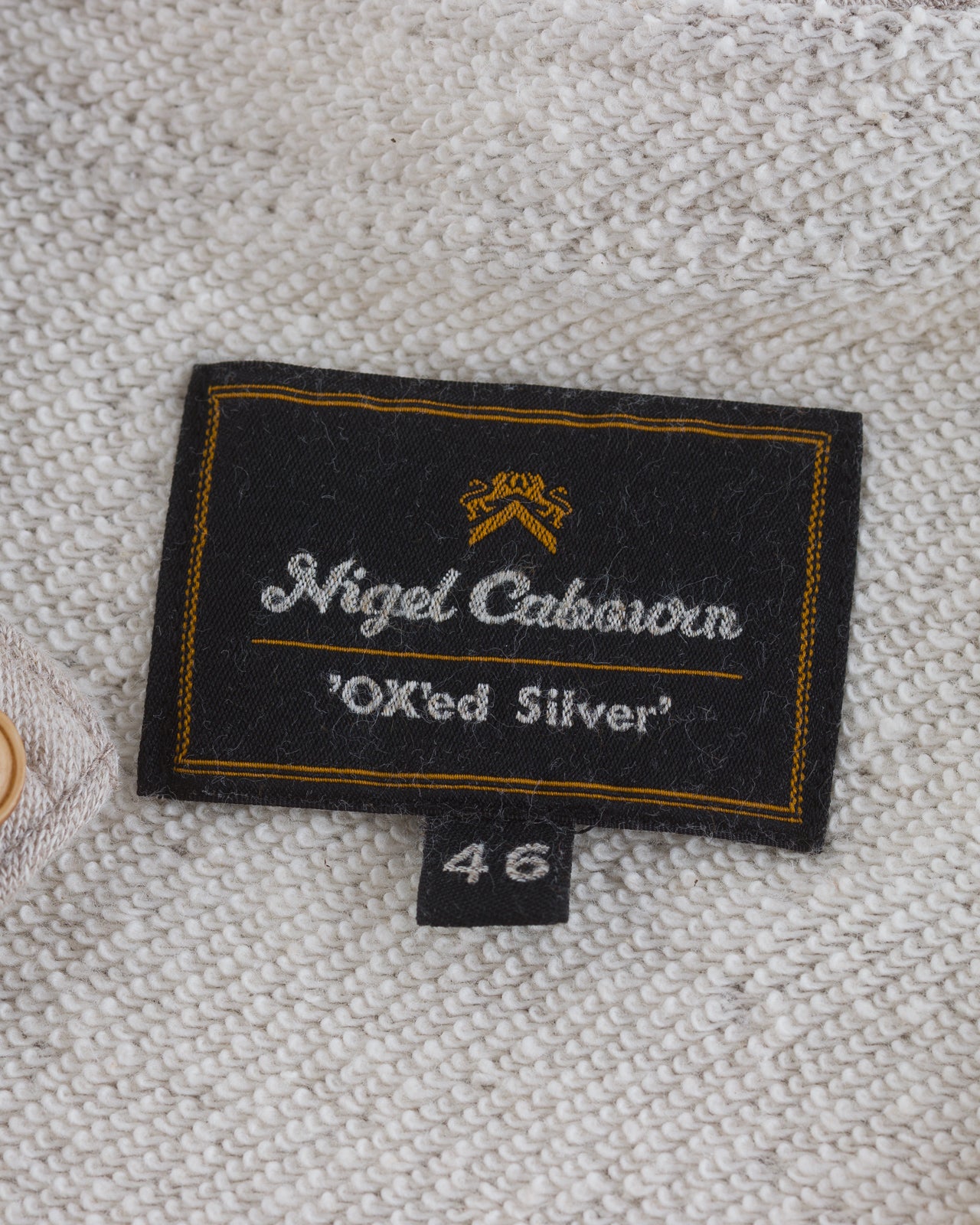 Nigel Cabourn Blacksmith Cardigan - Ivory - Standard & Strange