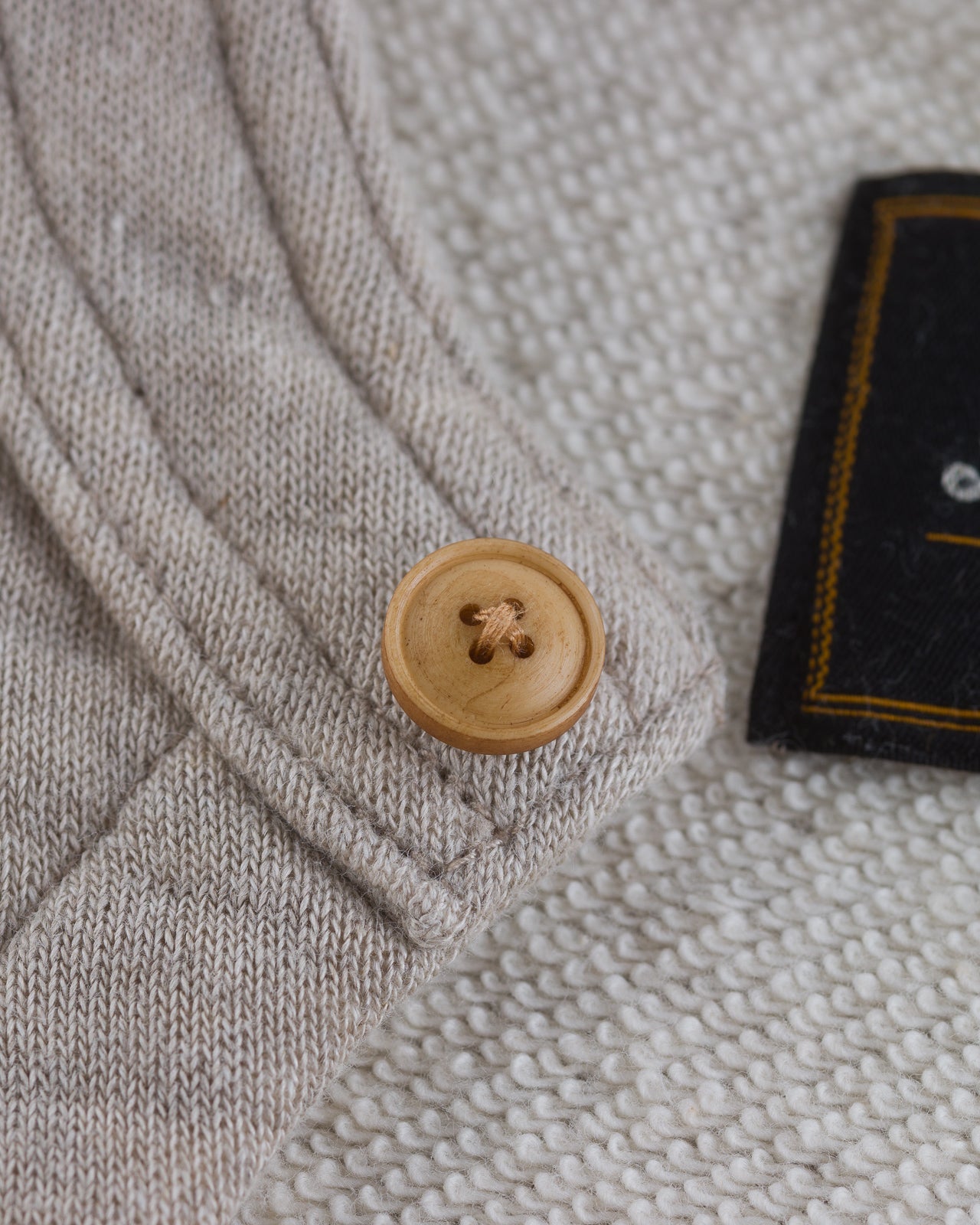 Nigel Cabourn Blacksmith Cardigan - Ivory - Standard & Strange