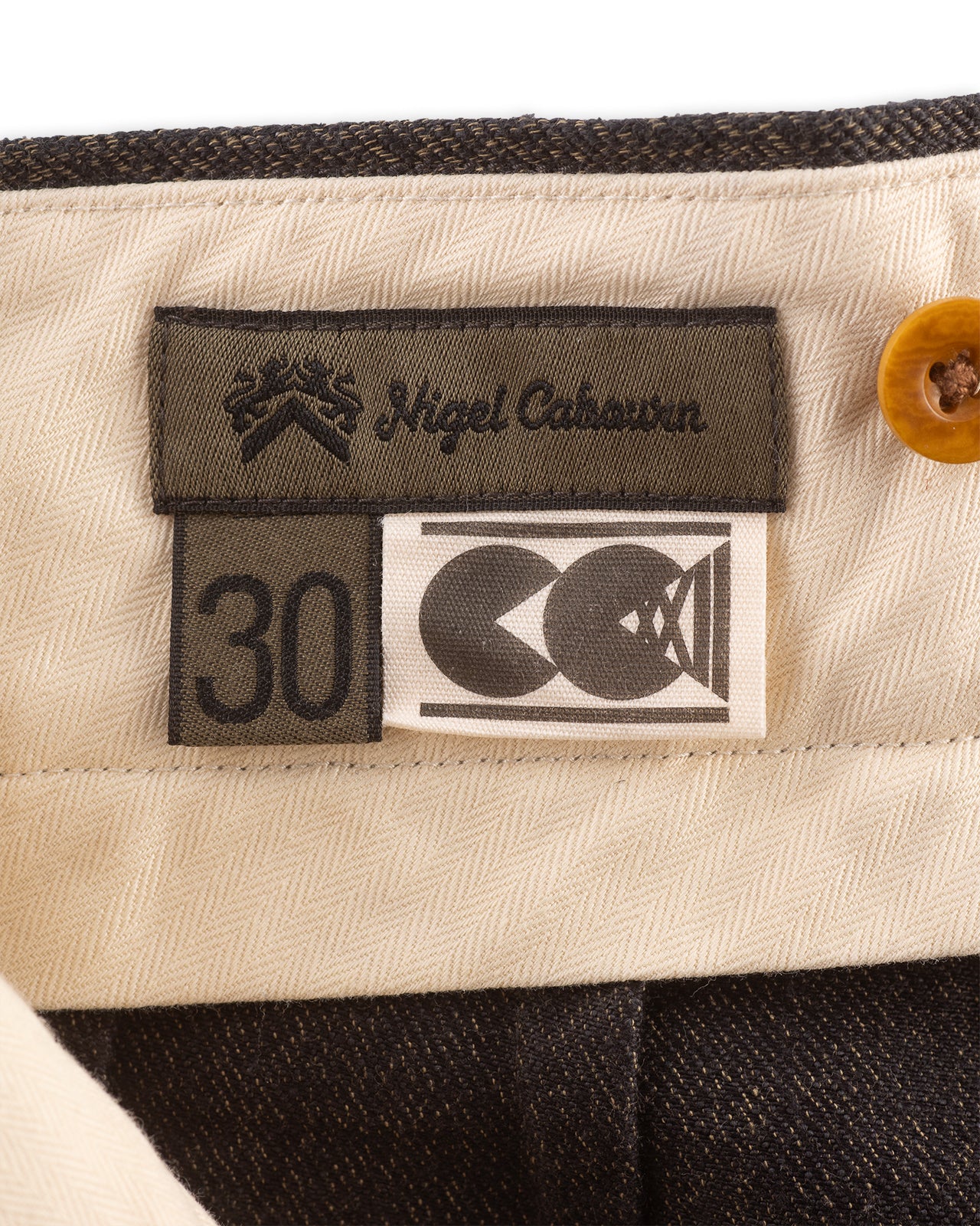 Nigel Cabourn CC22 Work Pant - Charcoal Hemp Twill - Standard & Strange