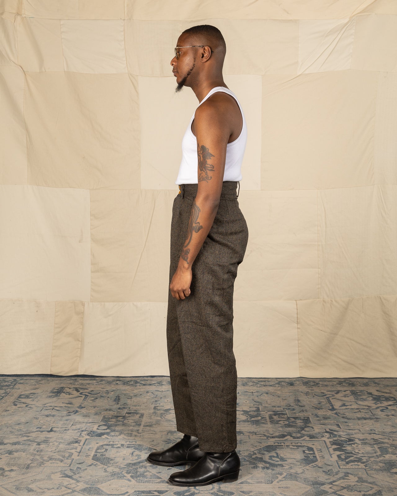 Nigel Cabourn CC22 Work Pant - Charcoal Hemp Twill - Standard & Strange