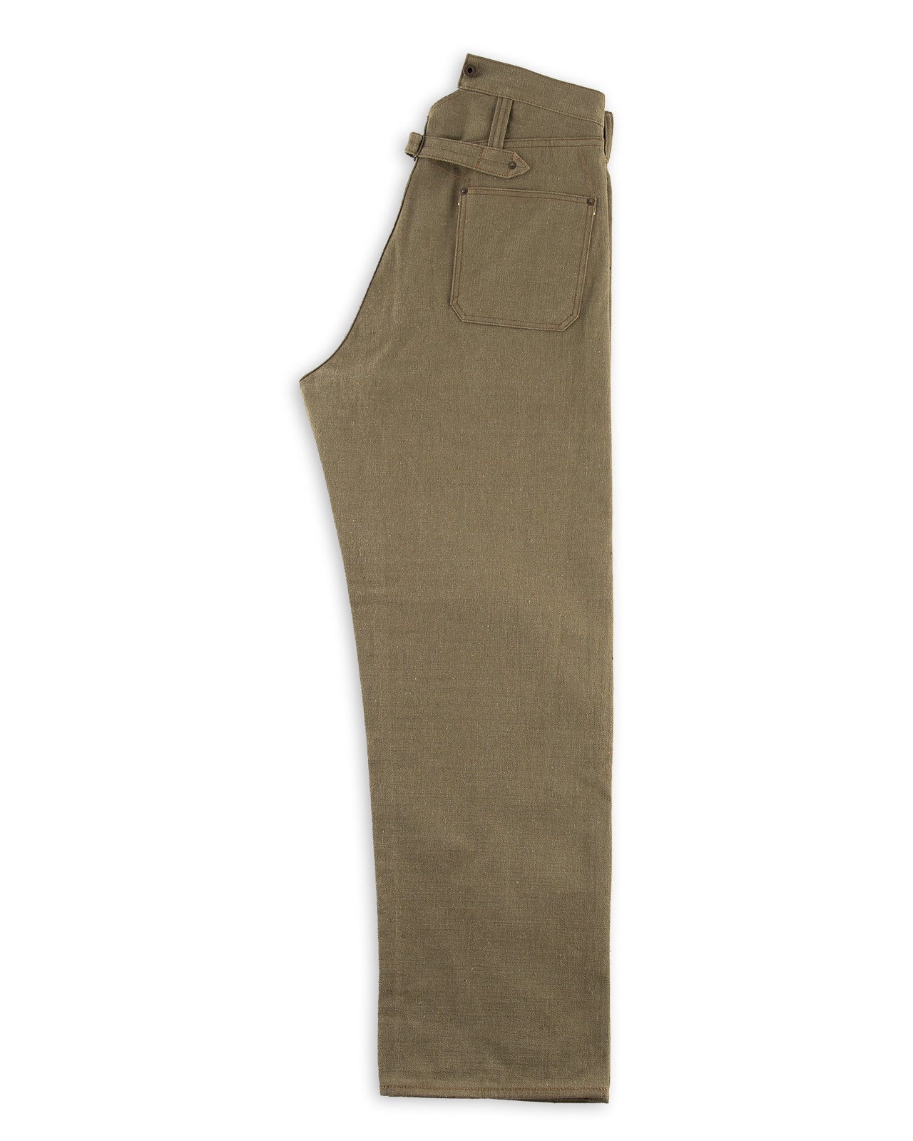 Nigel Cabourn Railman Denim Pant - Green - Standard & Strange