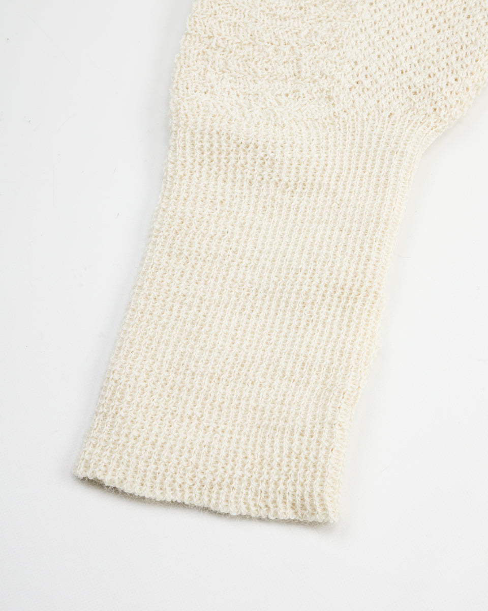 Nymane Elle Thermal - Ivory Baby Alpaca - Standard & Strange
