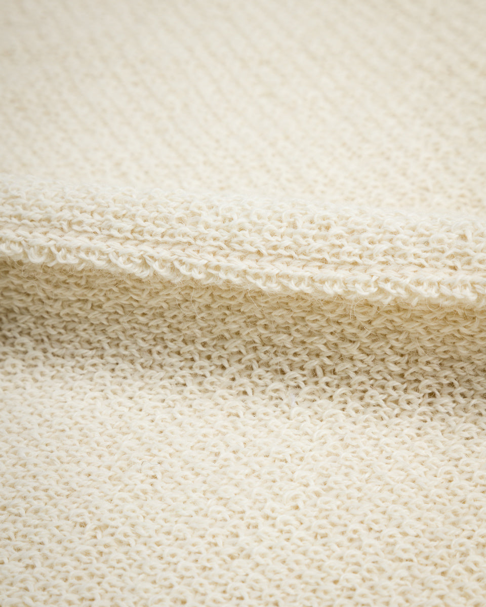 Nymane Elle Thermal - Ivory Baby Alpaca - Standard & Strange