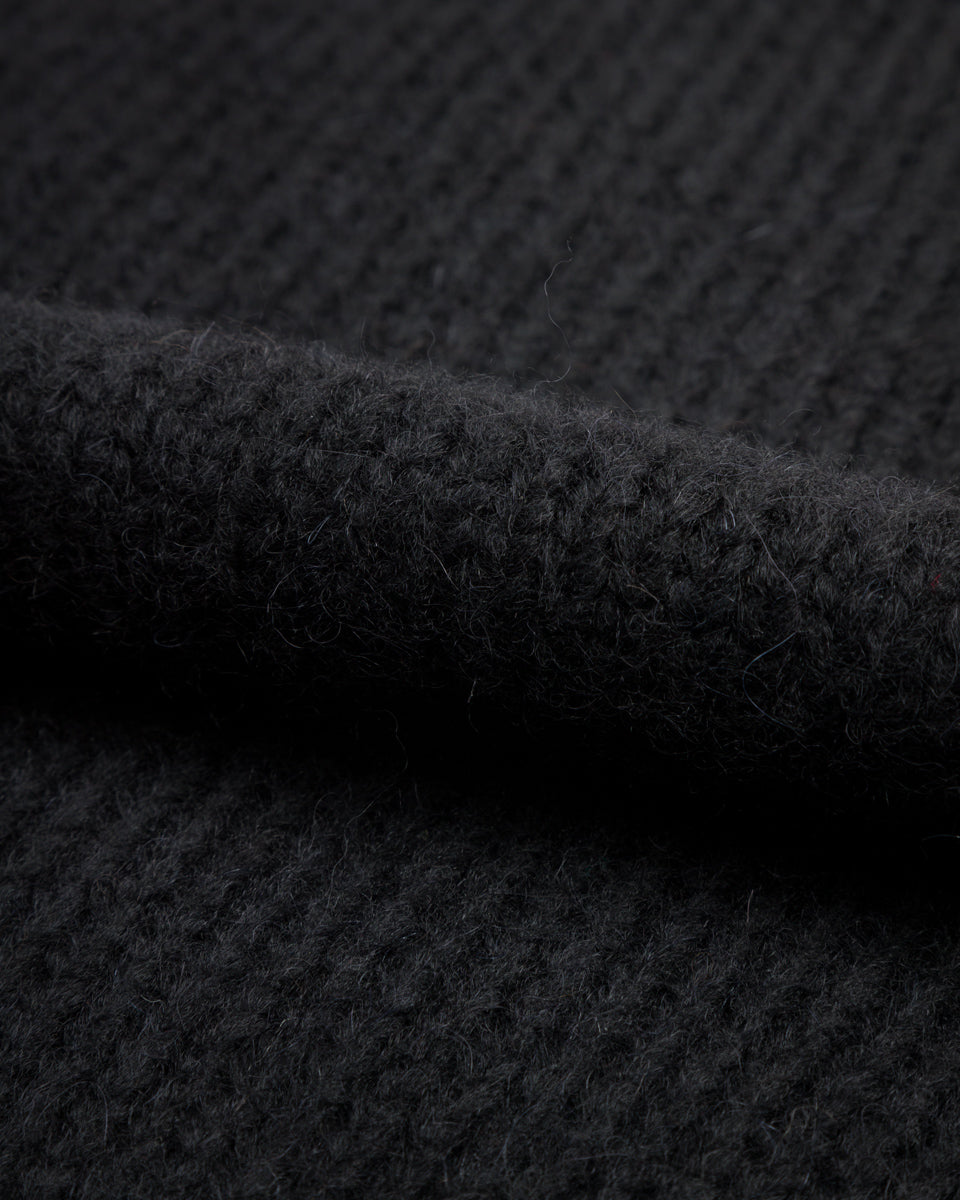 Nymane Nadia Diamond Sweater - Black Eco Alpaca - Standard & Strange