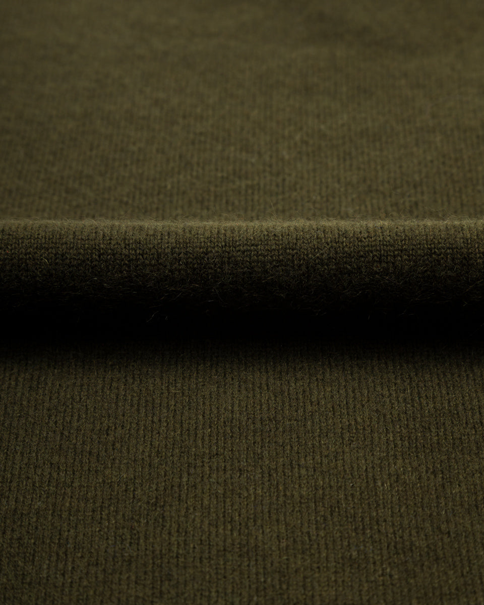 Olde Homesteader & Daughter Cashmere V Pullover - Moss 10 - Standard & Strange