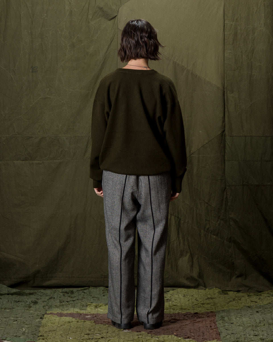 Olde Homesteader & Daughter Cashmere V Pullover - Moss 10 - Standard & Strange