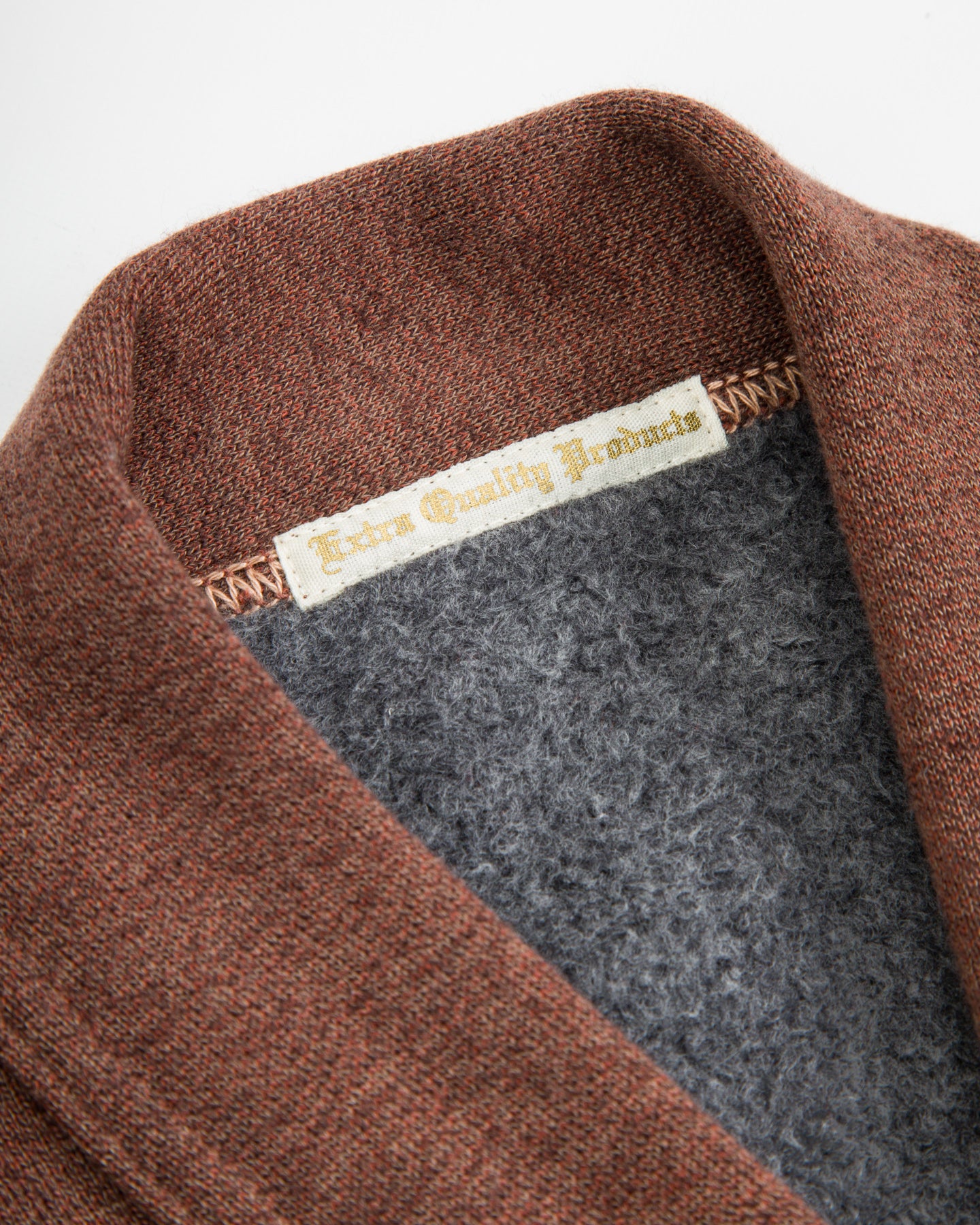Olde Homesteader Extra Cotton Fleece Cardigan - Brown Heather - Standard & Strange