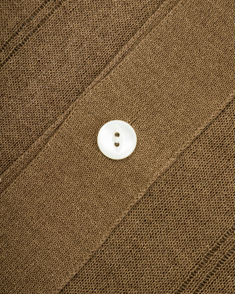 Olde H & Daughter Jyarijyari Silk Collared Shirt - Algae - Standard & Strange