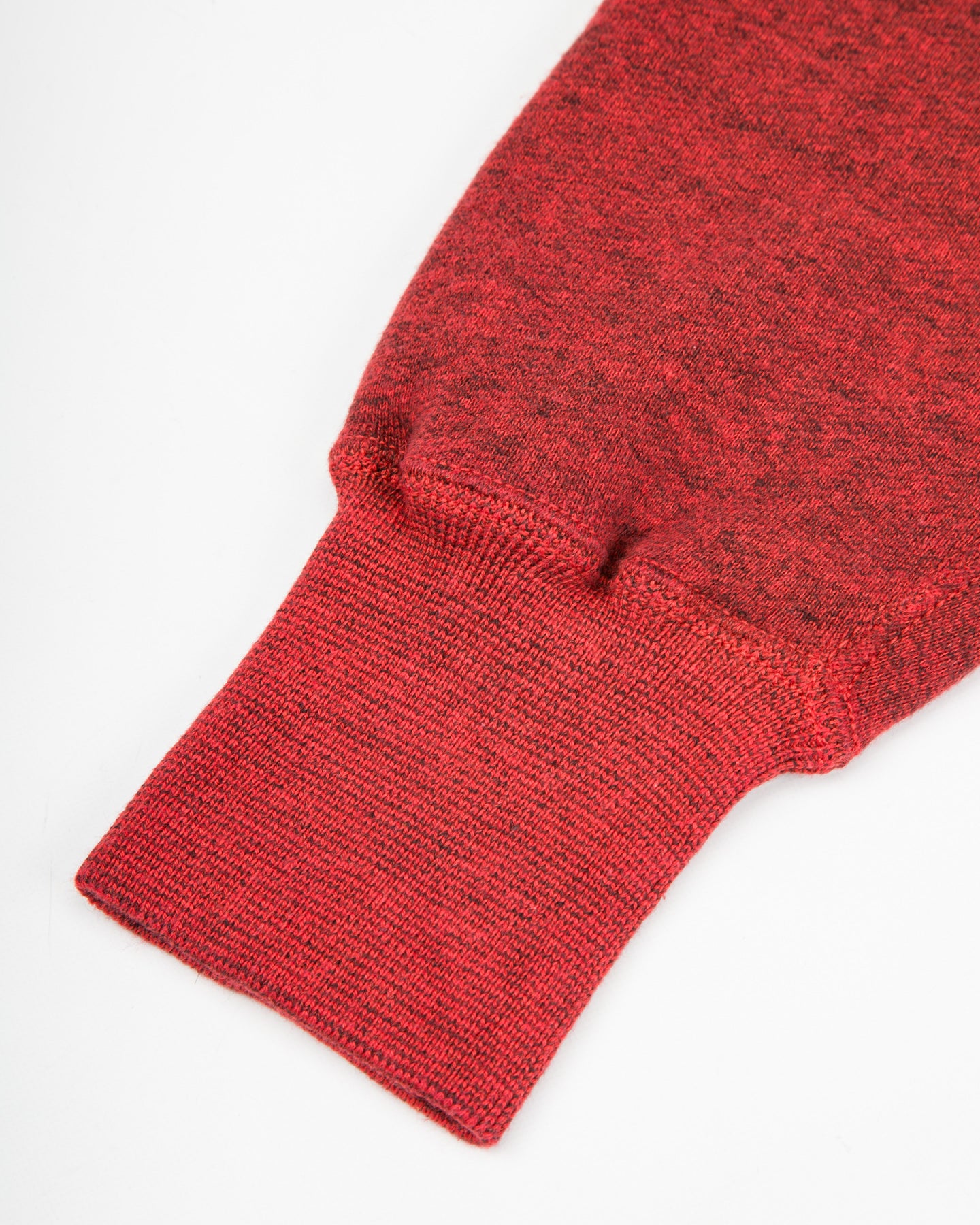 Olde Homesteader Mix Extra Cotton Fleece Cardigan - Turkey Red - Standard & Strange