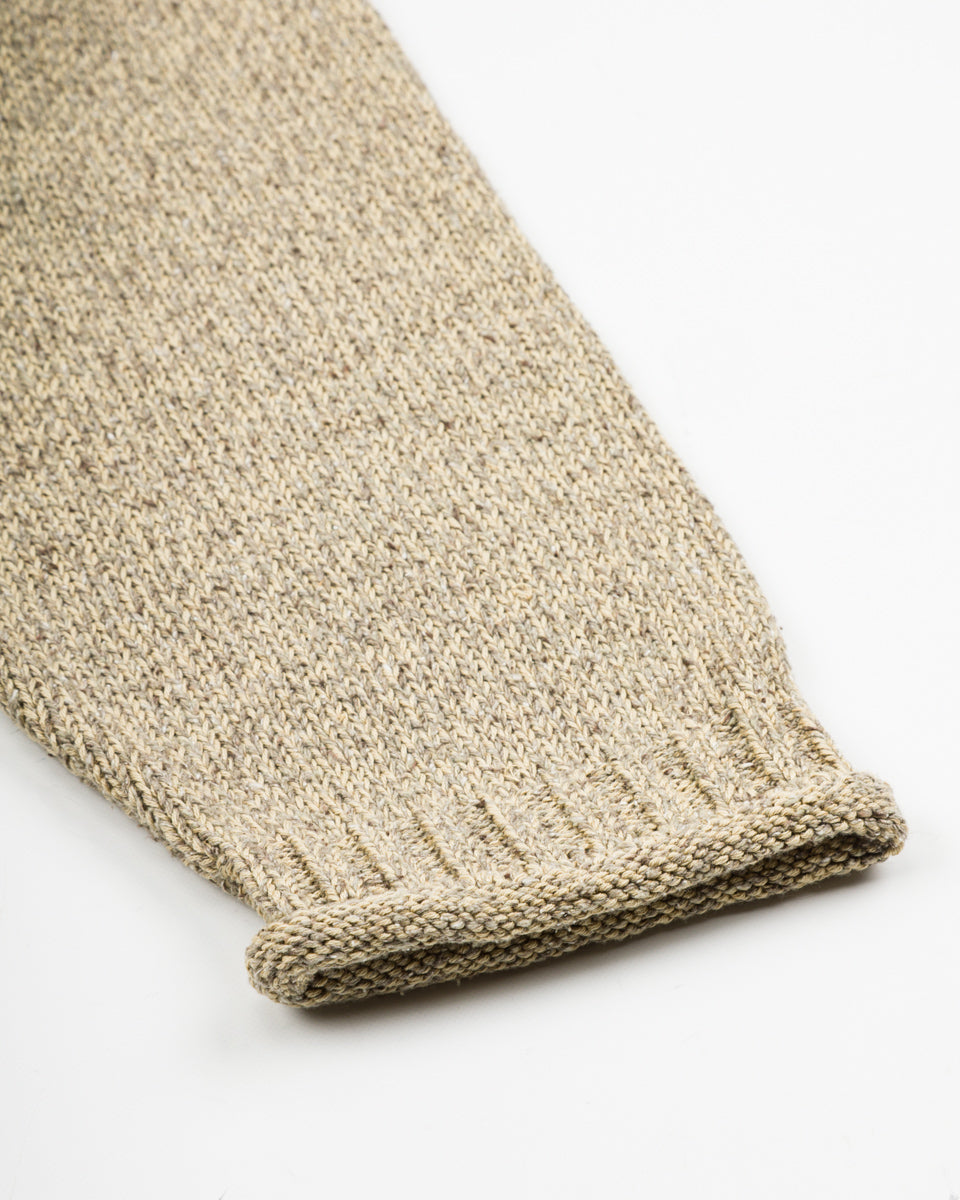 Olde Homesteader & Daughter Silk Cotton Half Zip Pullover - Sage Green 08 - Standard & Strange