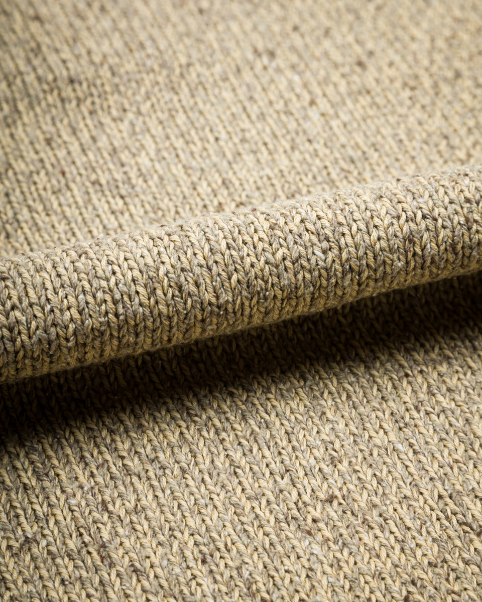 Olde Homesteader & Daughter Silk Cotton Half Zip Pullover - Sage Green 08 - Standard & Strange