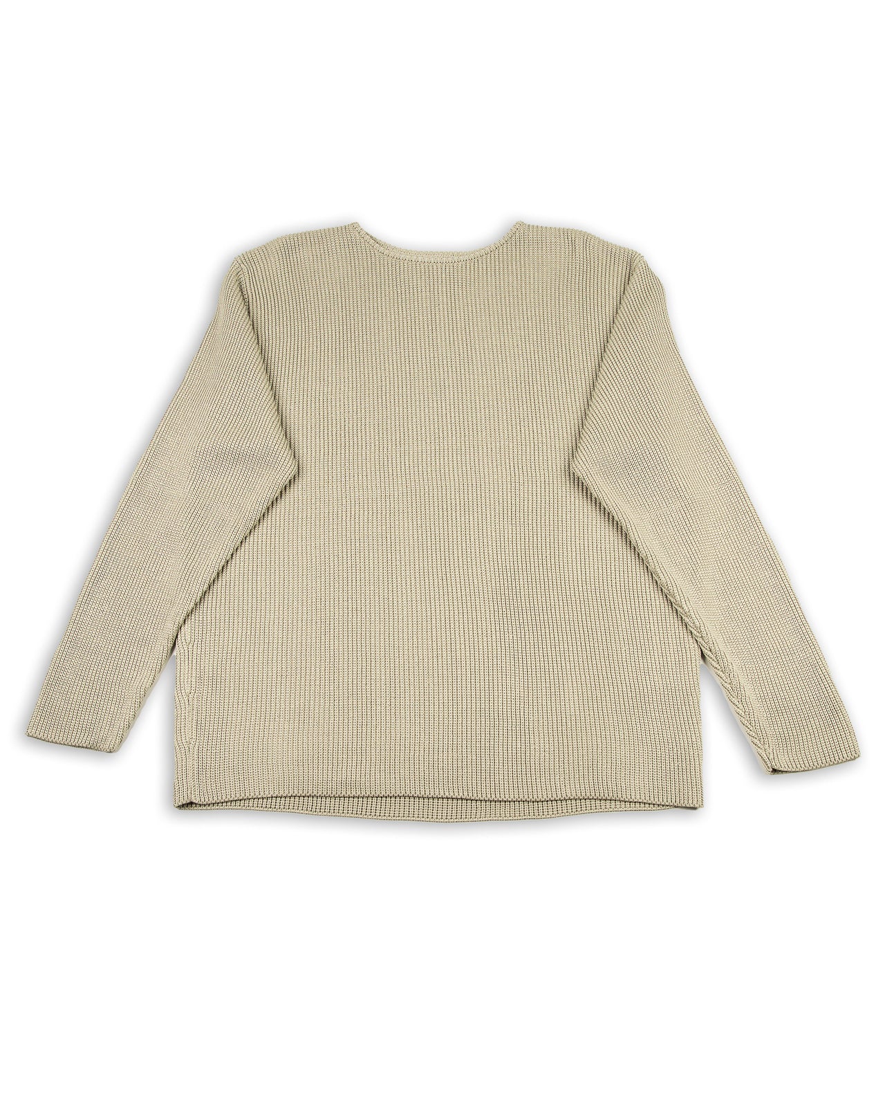 Olde Homesteader & Daughter Silk Hand Knitting Heavyweight Rib Pullover - Willow 8 - Standard & Strange