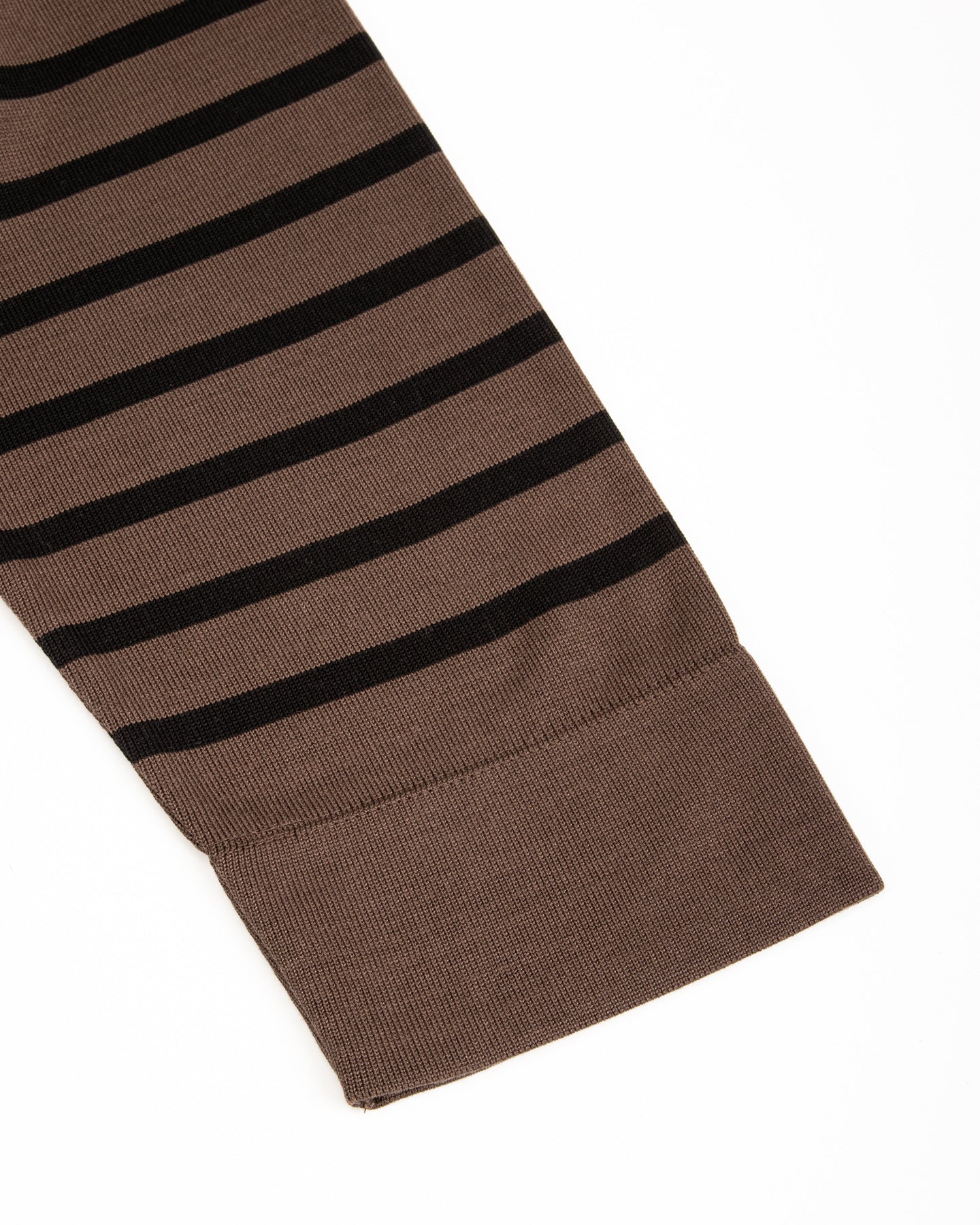 Olde H & Daughter Silk Heavy Weight Pullover - Brown/Black 10 - Standard & Strange
