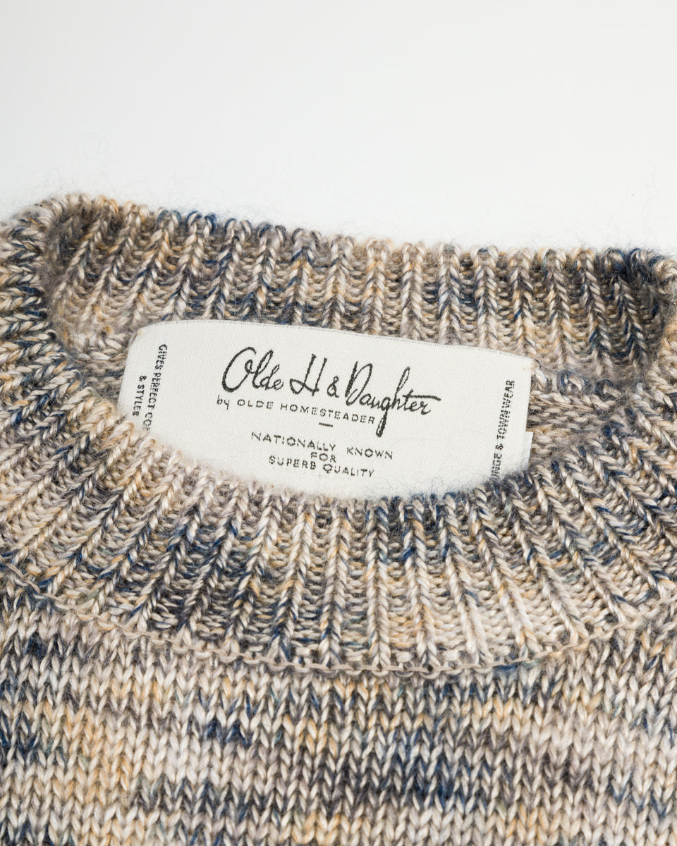 Olde Homesteader & Daughter Silk Mohair Pullover - Granite 08 - Standard & Strange