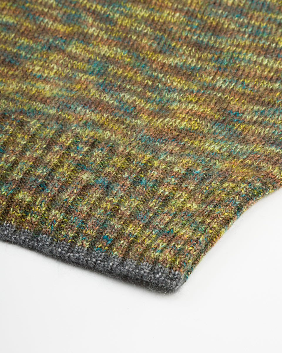 Olde Homesteader & Daughter Silk Mohair Pullover - Green Granite 08 - Standard & Strange