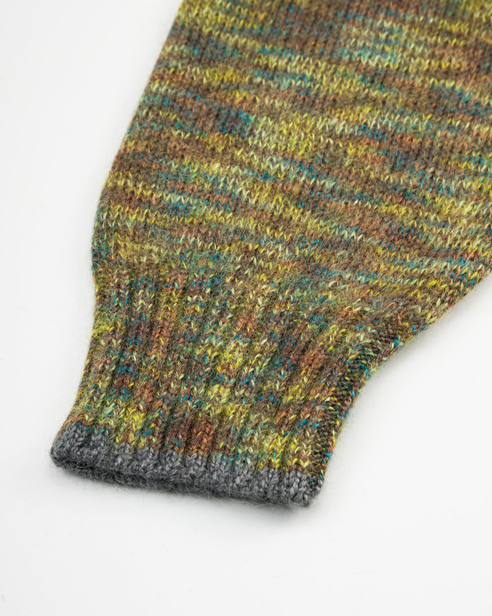 Olde Homesteader & Daughter Silk Mohair Pullover - Green Granite 08 - Standard & Strange