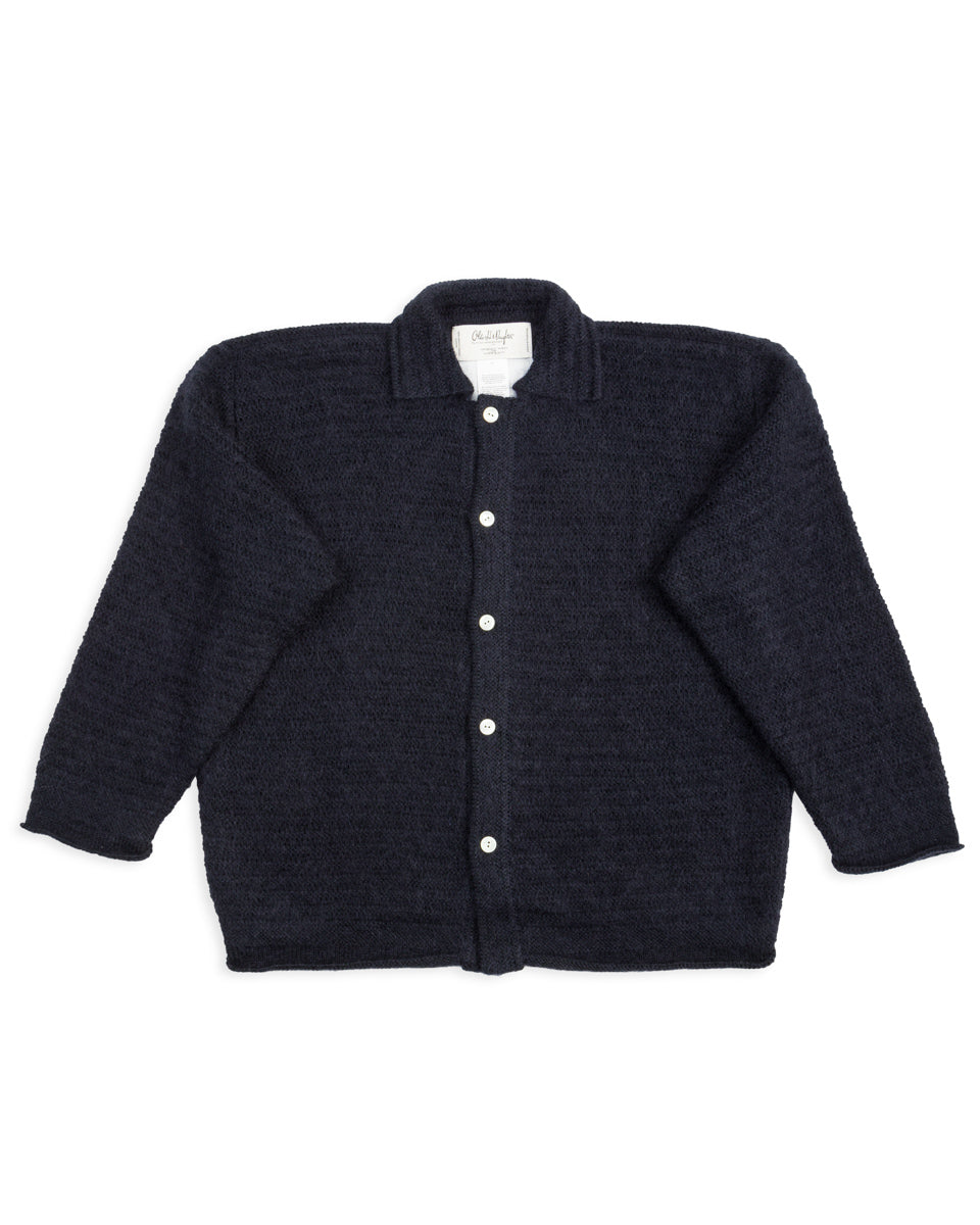 Olde Homesteader & Daughter Silk Mohair Wrap Stitches L/S Shirt - Night View 10 - Standard & Strange