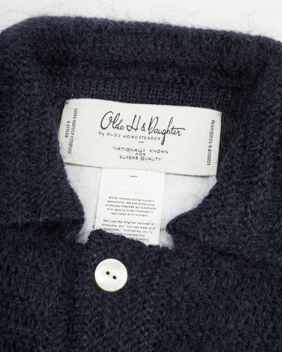 Olde Homesteader & Daughter Silk Mohair Wrap Stitches L/S Shirt - Night View 10 - Standard & Strange