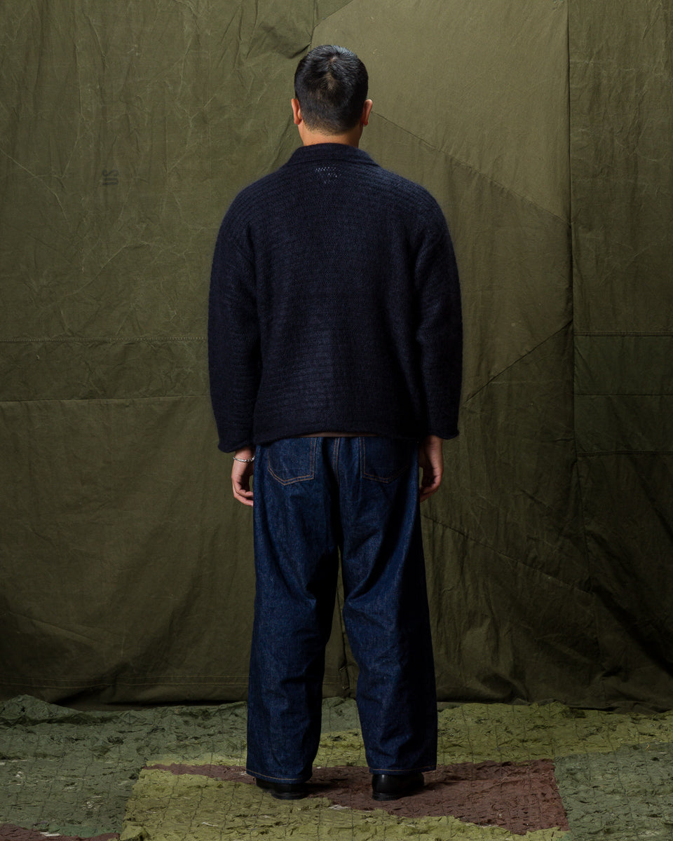 Olde Homesteader & Daughter Silk Mohair Wrap Stitches L/S Shirt - Night View 10 - Standard & Strange