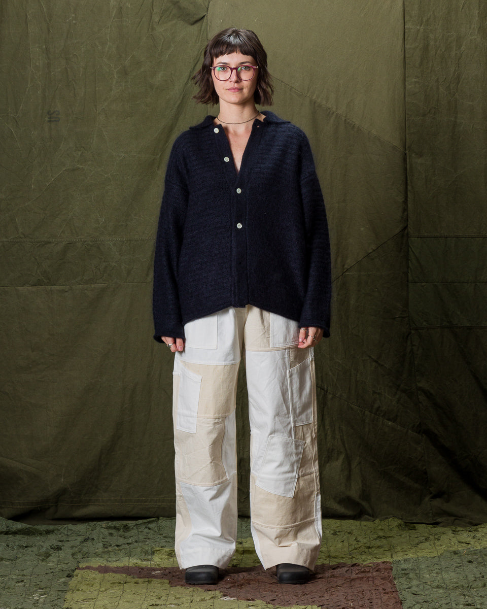 Olde Homesteader & Daughter Silk Mohair Wrap Stitches L/S Shirt - Night View 10 - Standard & Strange