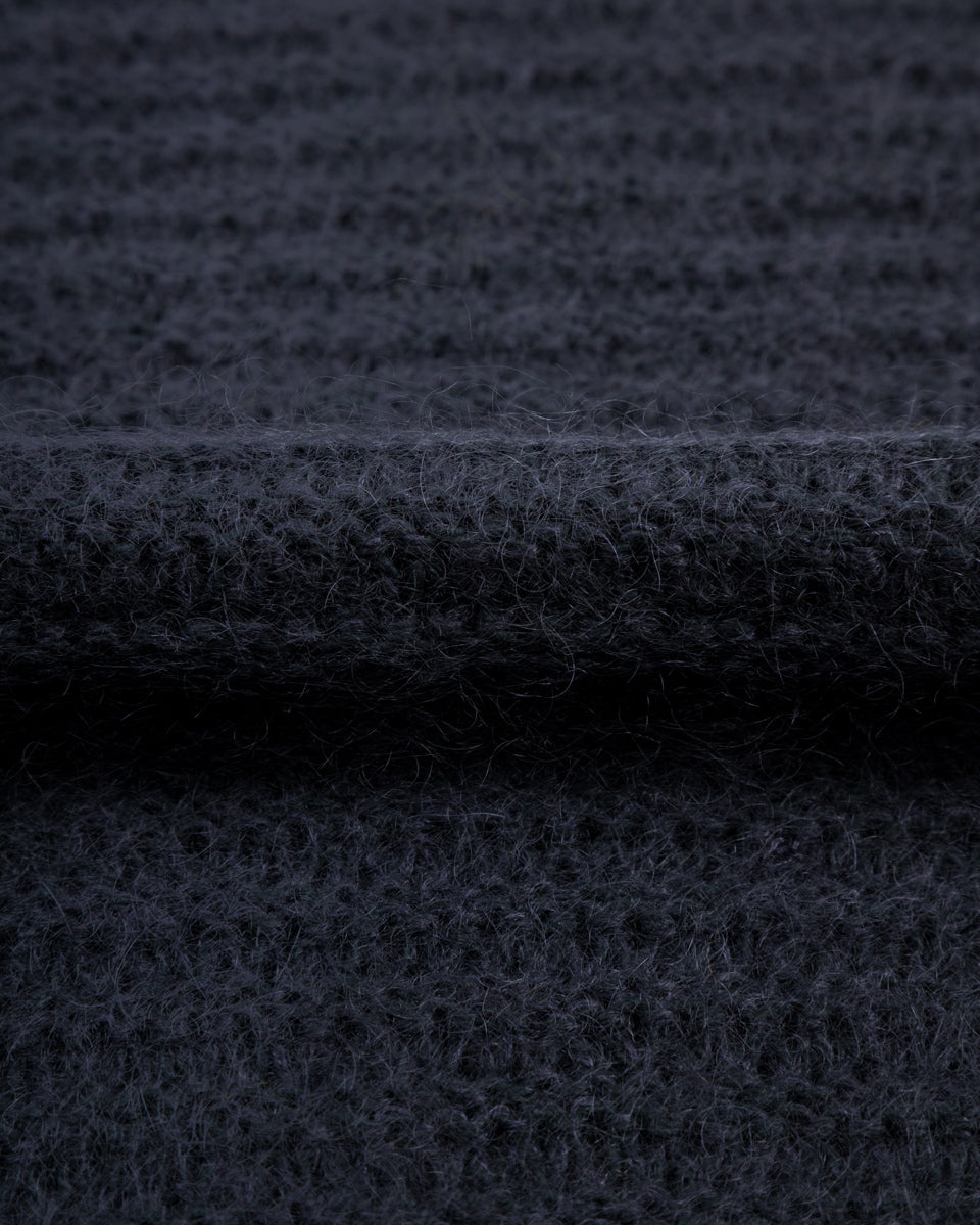 Olde Homesteader & Daughter Silk Mohair Wrap Stitches Pullover - Night View 10 - Standard & Strange
