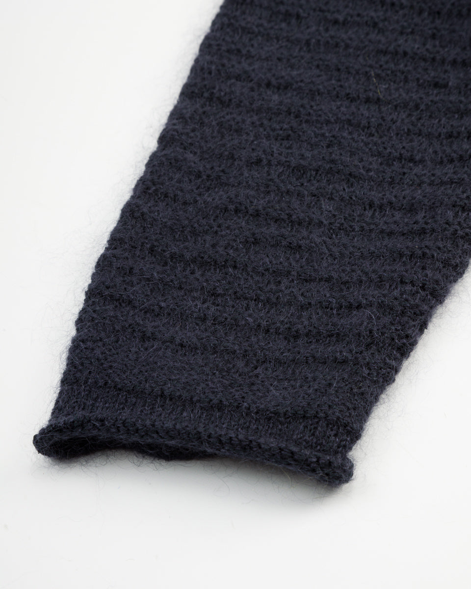 Olde Homesteader & Daughter Silk Mohair Wrap Stitches Pullover - Night View 10 - Standard & Strange