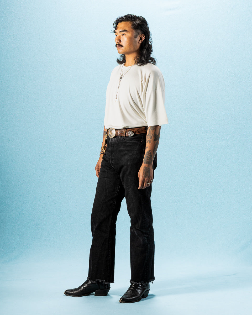 Olde Homesteader & Daughter Silk Tight Tension Middle Plain Stitches S/S - Off White - Standard & Strange