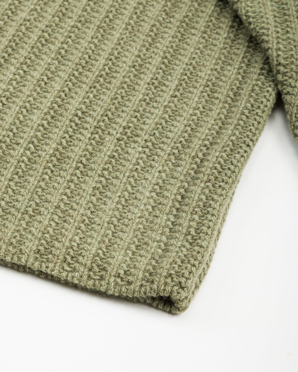 Olde Homesteader & Daughter Slub Cashmere Boat Pullover - Hunter Green 10 - Standard & Strange