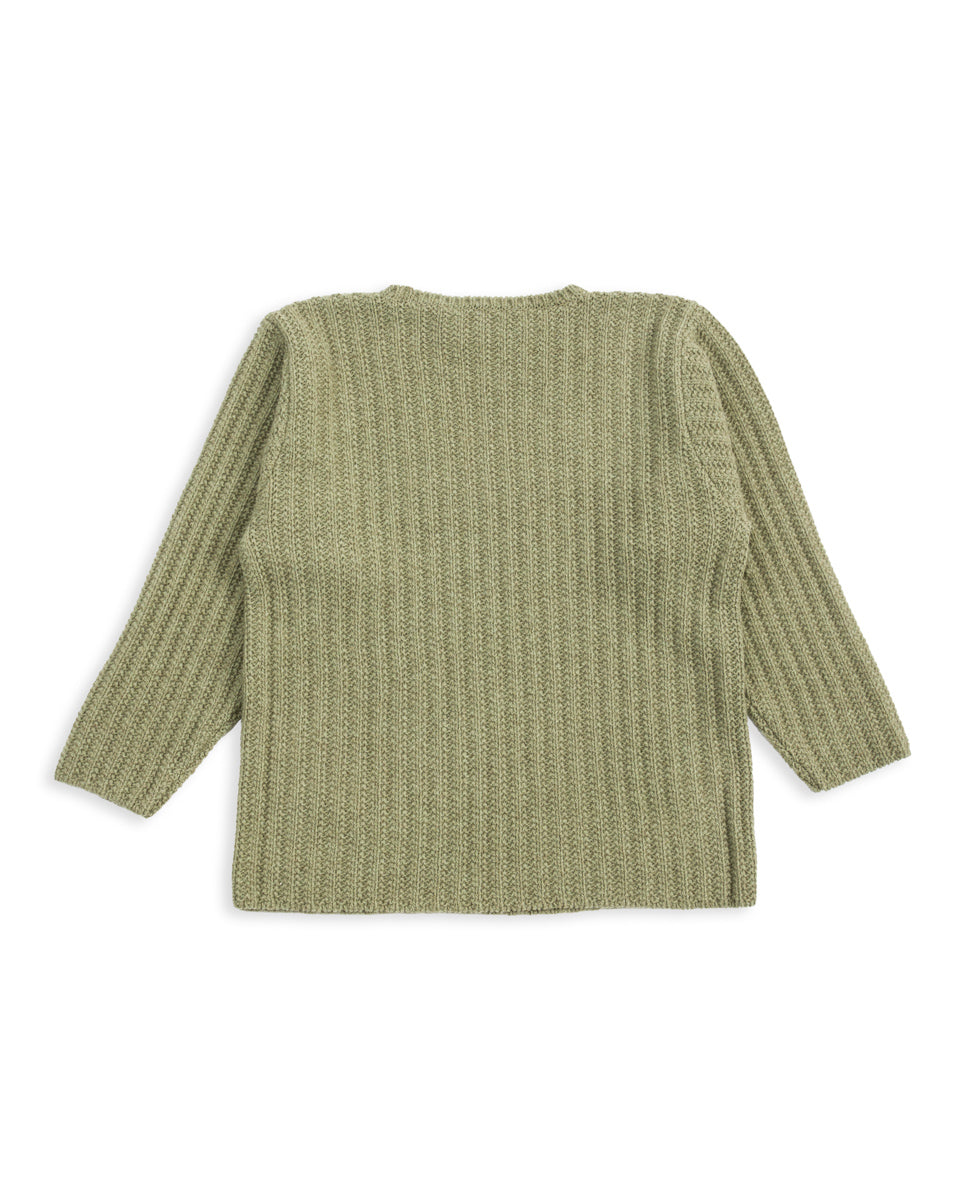 Olde Homesteader & Daughter Slub Cashmere Boat Pullover - Hunter Green 10 - Standard & Strange