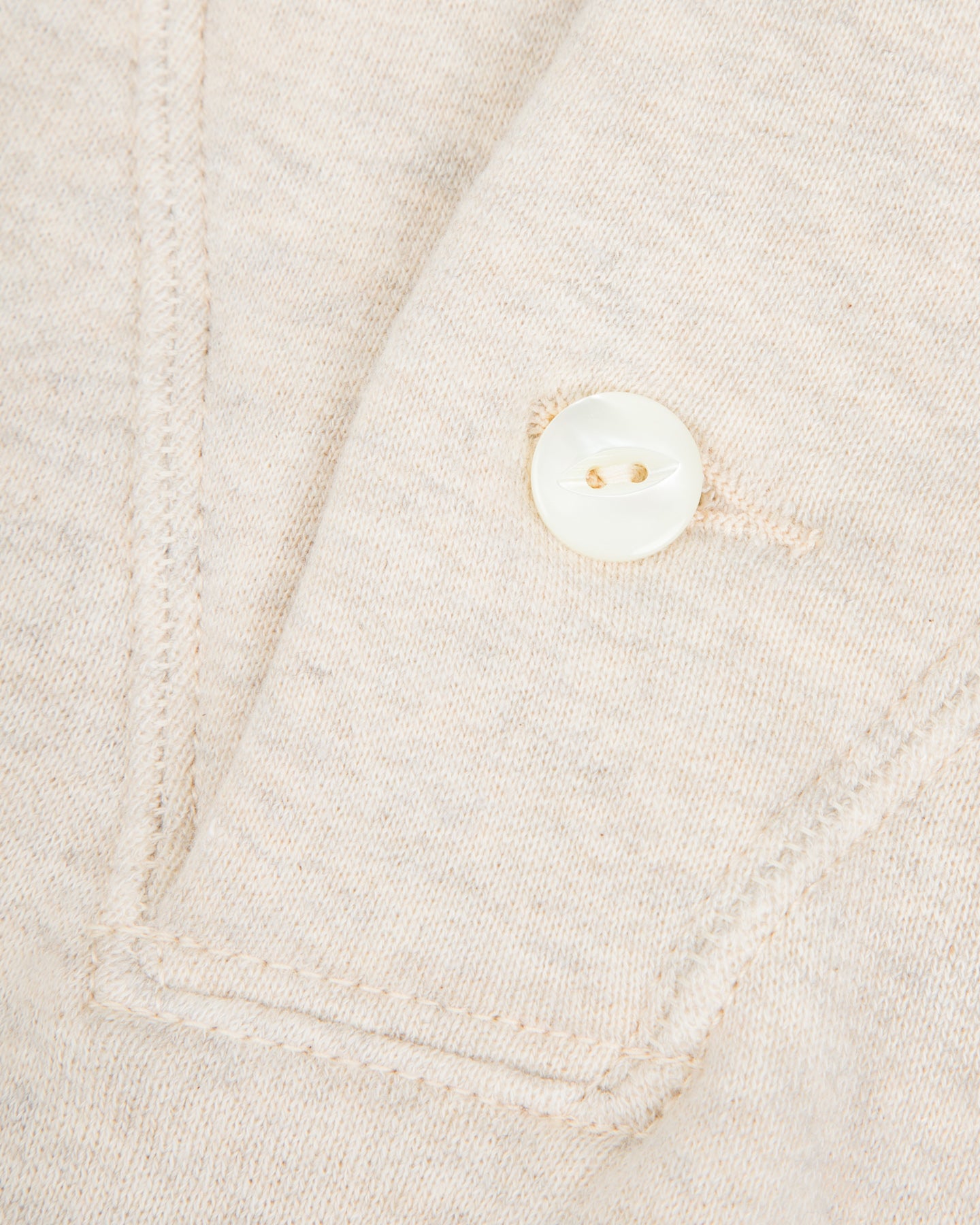 Olde Homesteader Stand Collar Long Sleeve - Oatmeal - Standard & Strange