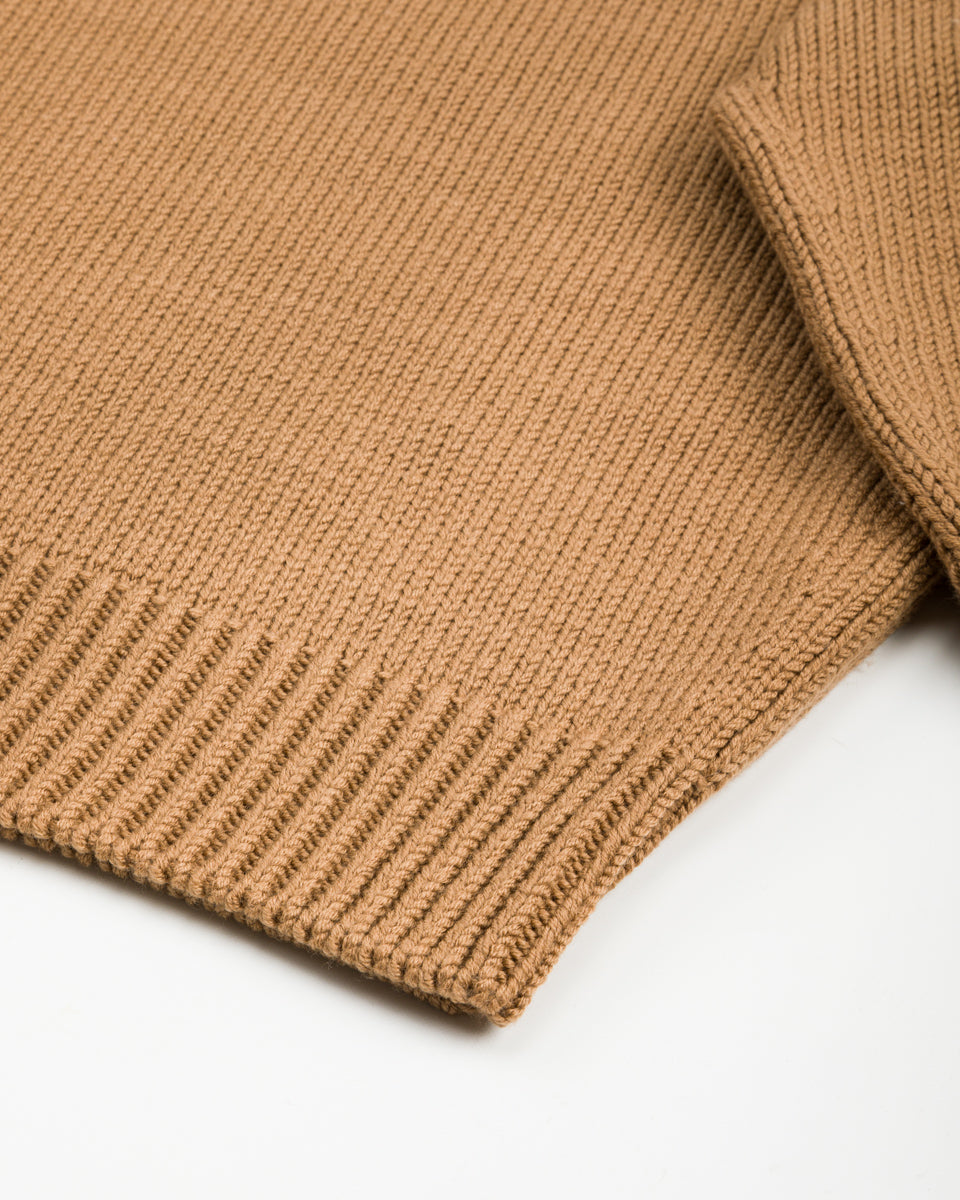 Olde Homesteader & Daughter Wool Crewneck Pullover - Coyote 10 - Standard & Strange