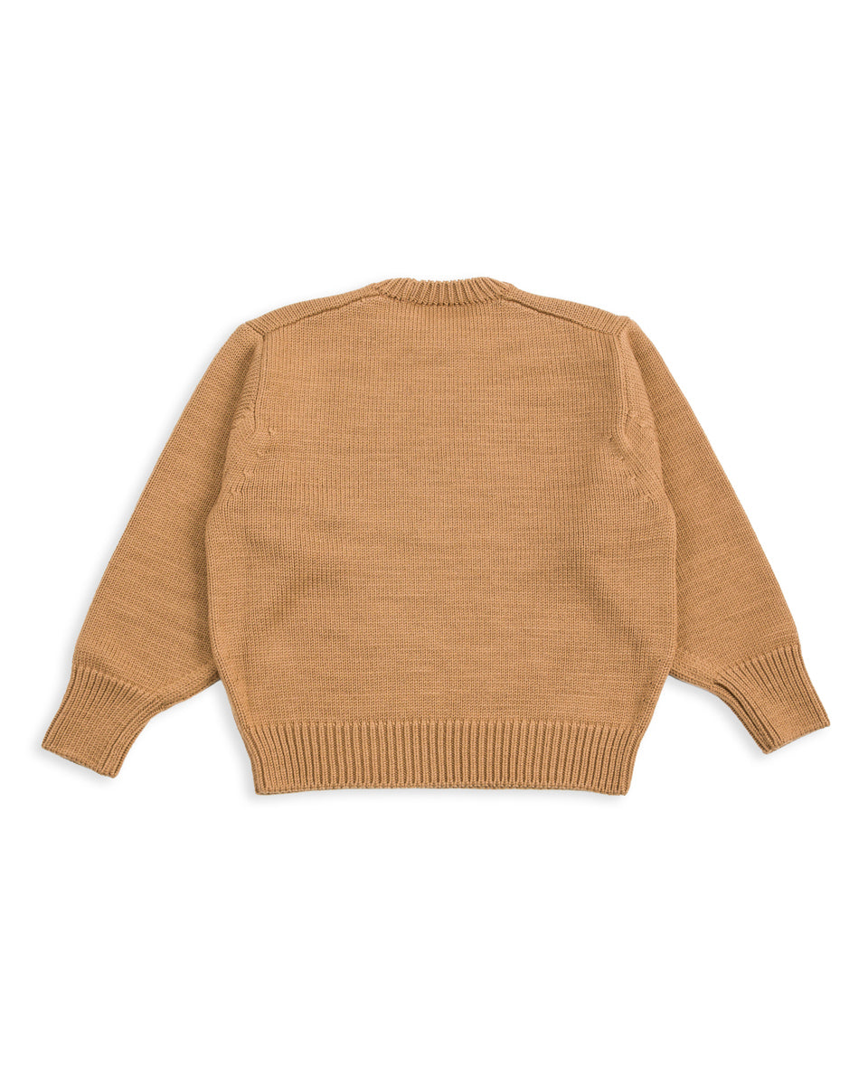 Olde Homesteader & Daughter Wool Crewneck Pullover - Coyote 10 - Standard & Strange
