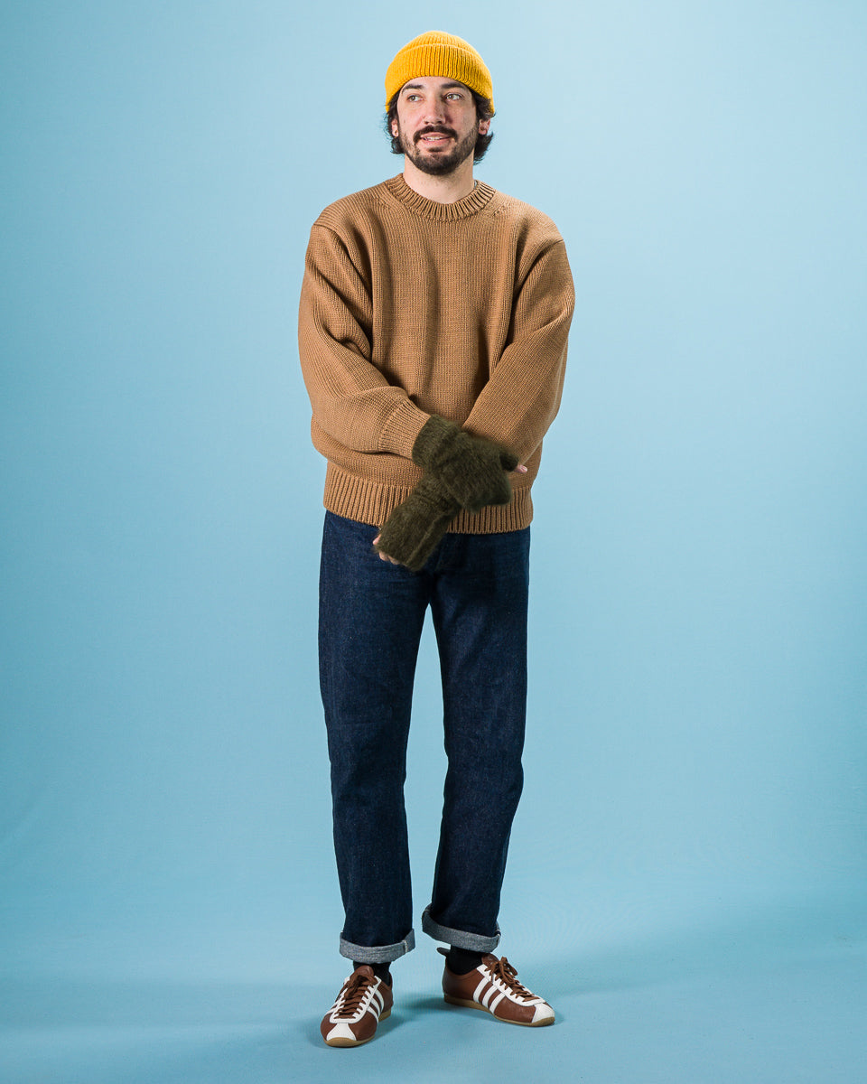 Olde Homesteader & Daughter Wool Crewneck Pullover - Coyote 10 - Standard & Strange