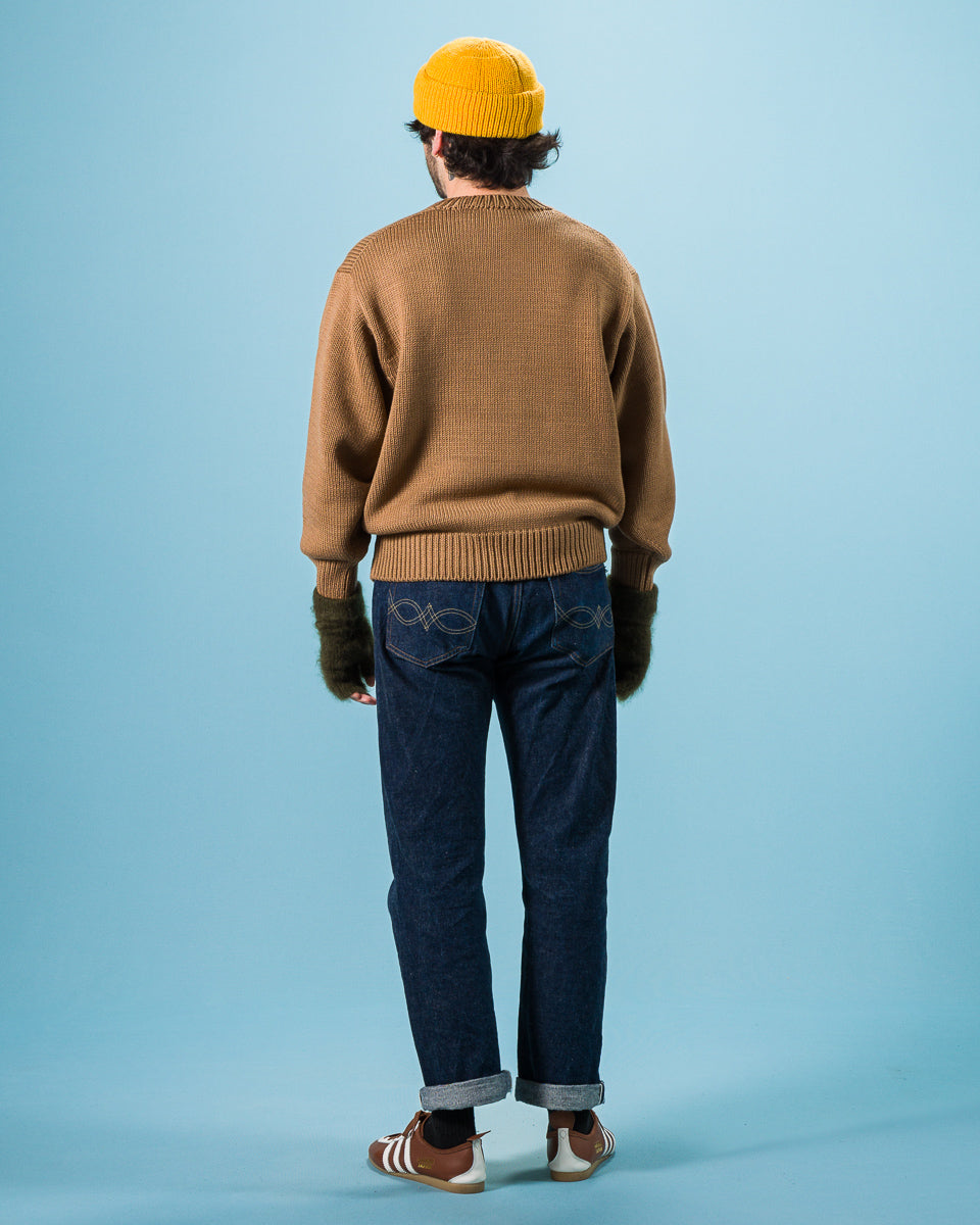 Olde Homesteader & Daughter Wool Crewneck Pullover - Coyote 10 - Standard & Strange