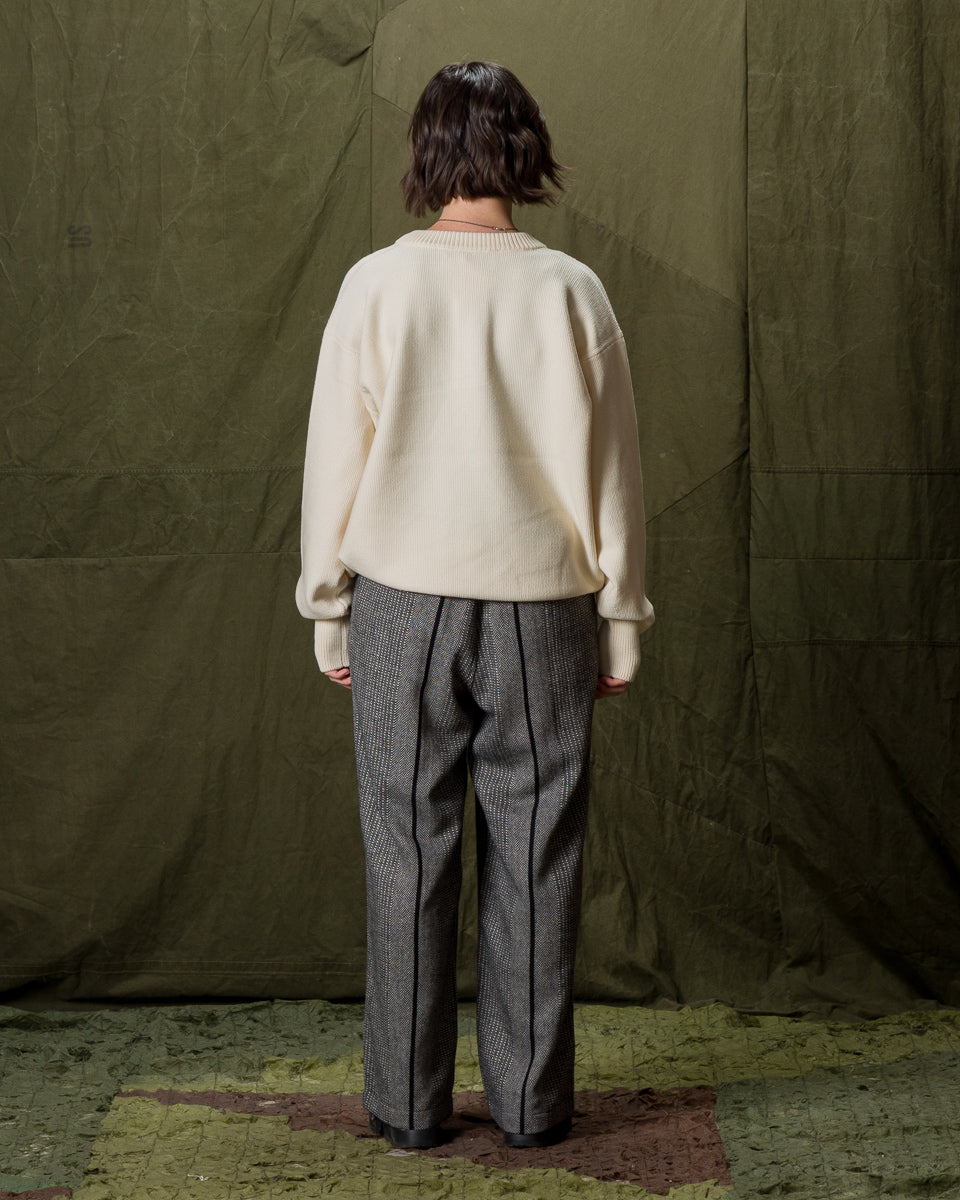 Olde Homesteader & Daughter Wool Henley Neck L/S - Ecru 10 - Standard & Strange