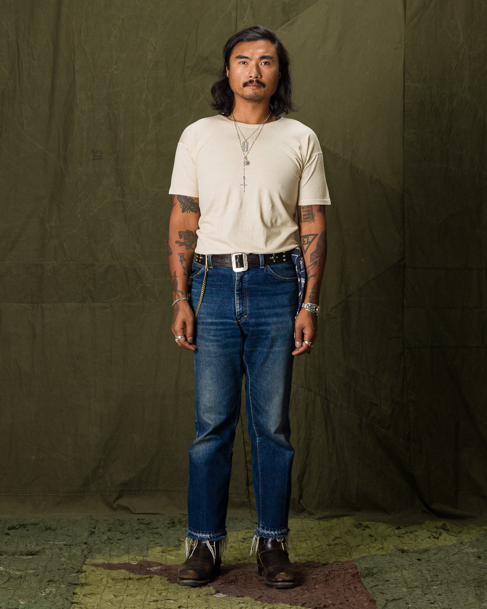 Olde Homesteader Rustic Jersey Crewneck S/S - Ecru - Standard & Strange