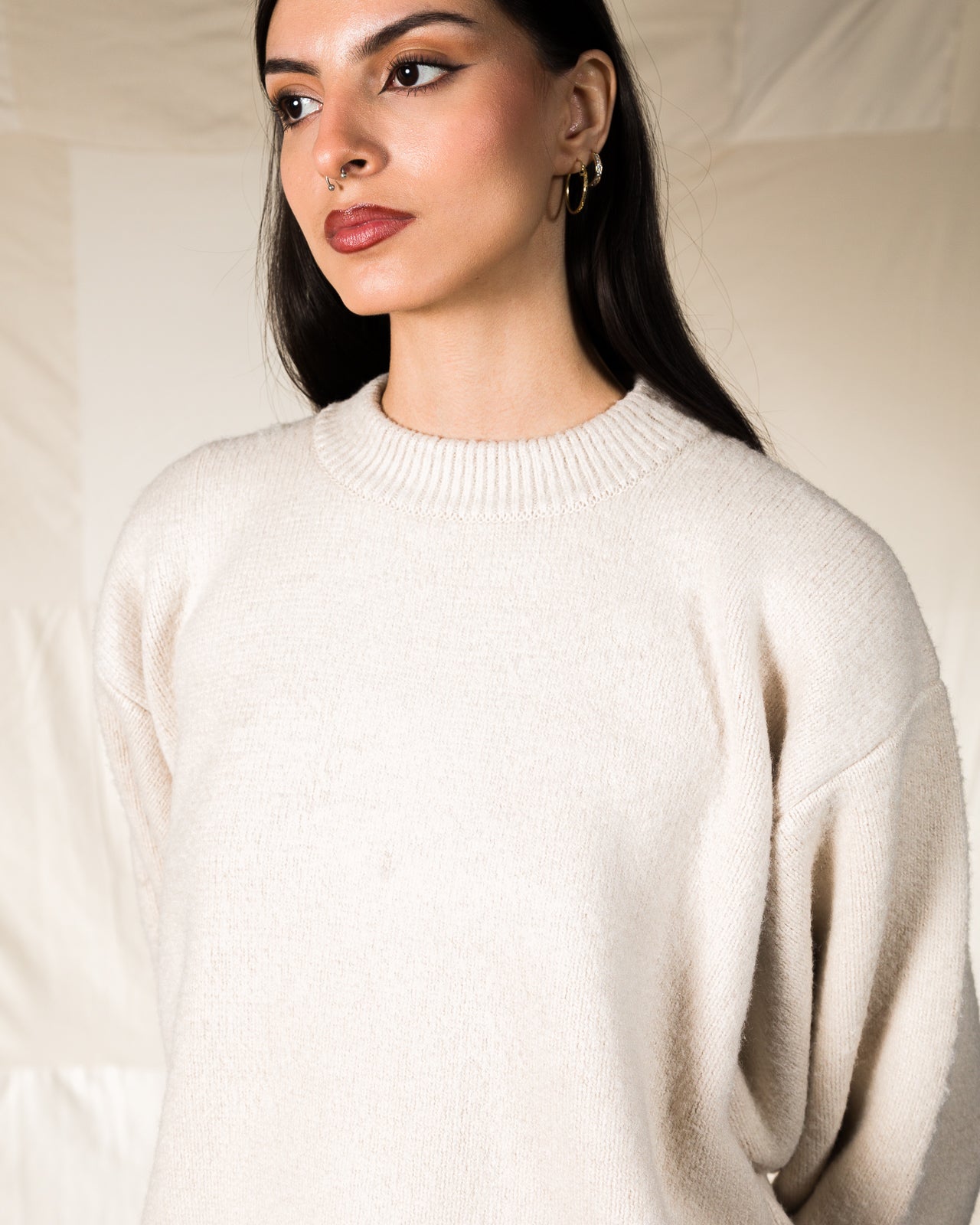 Olde H & Daughter Silk Shaggy Dog Pullover - Butter - Standard & Strange