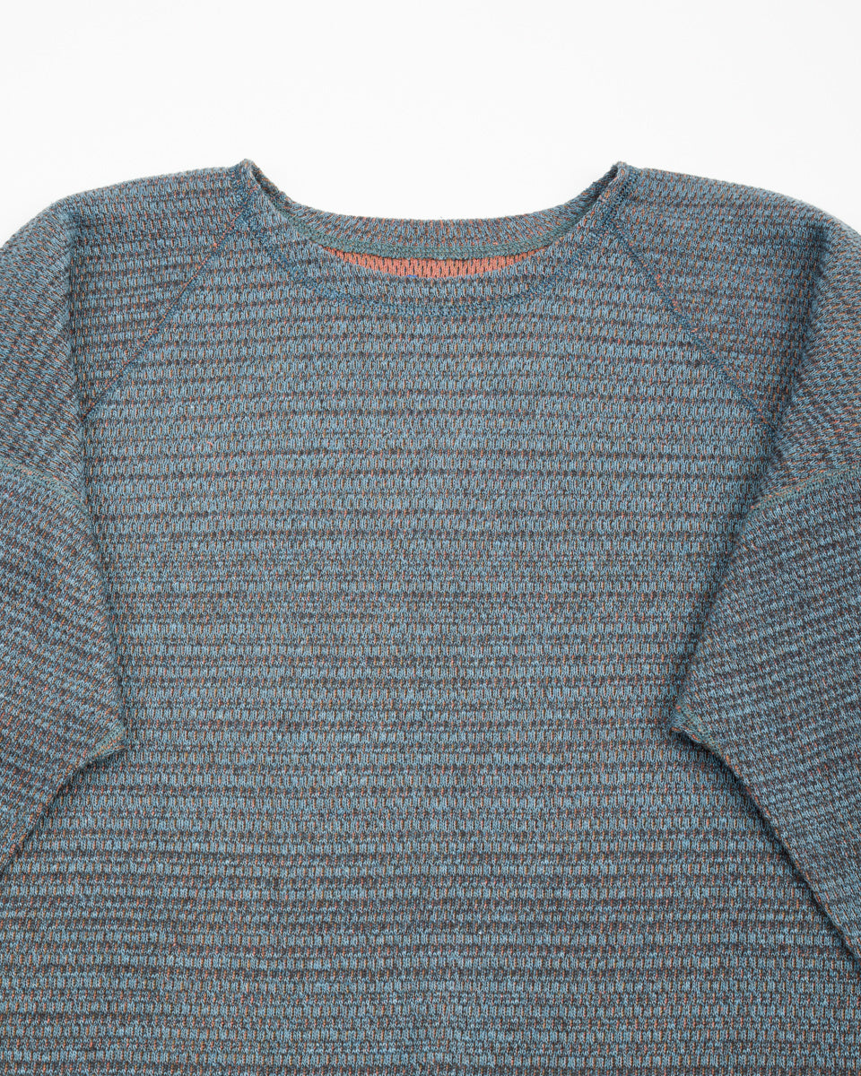 Olde Homesteader Tweedish Thermal Crewneck - Dark Blue - Standard & Strange