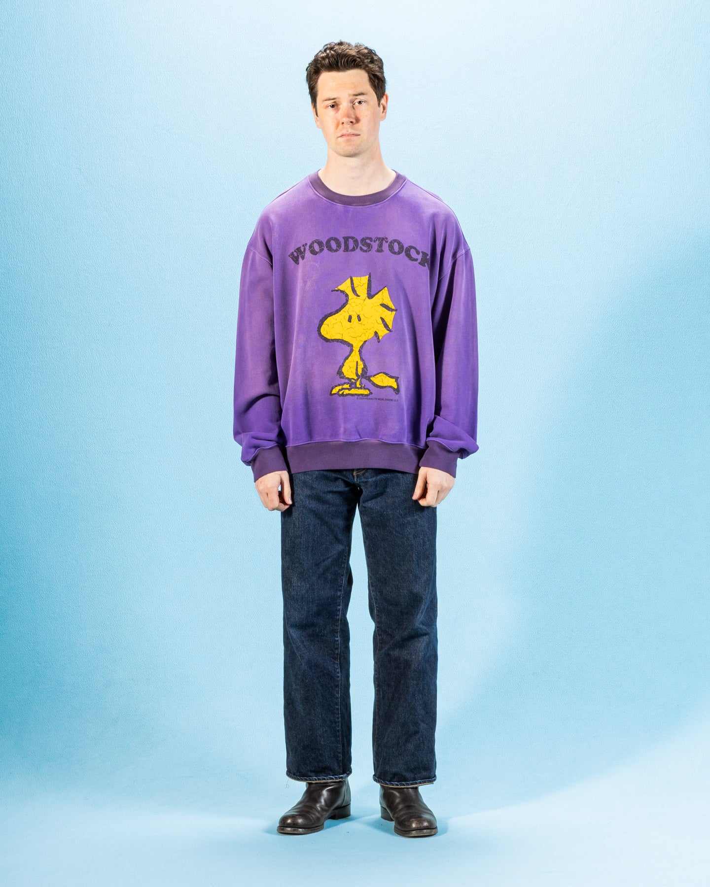 Woodstock Crewneck - Purple Sun Fade