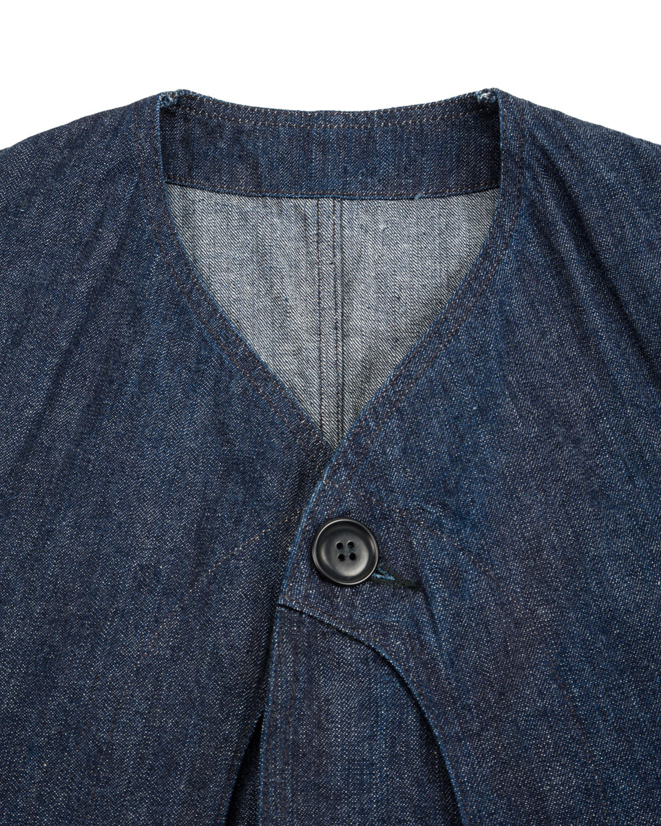 Ooe Yofukuten 1906 Sleeveless Outing Coat - Amoskeag Gold Medal Denim - Standard & Strange